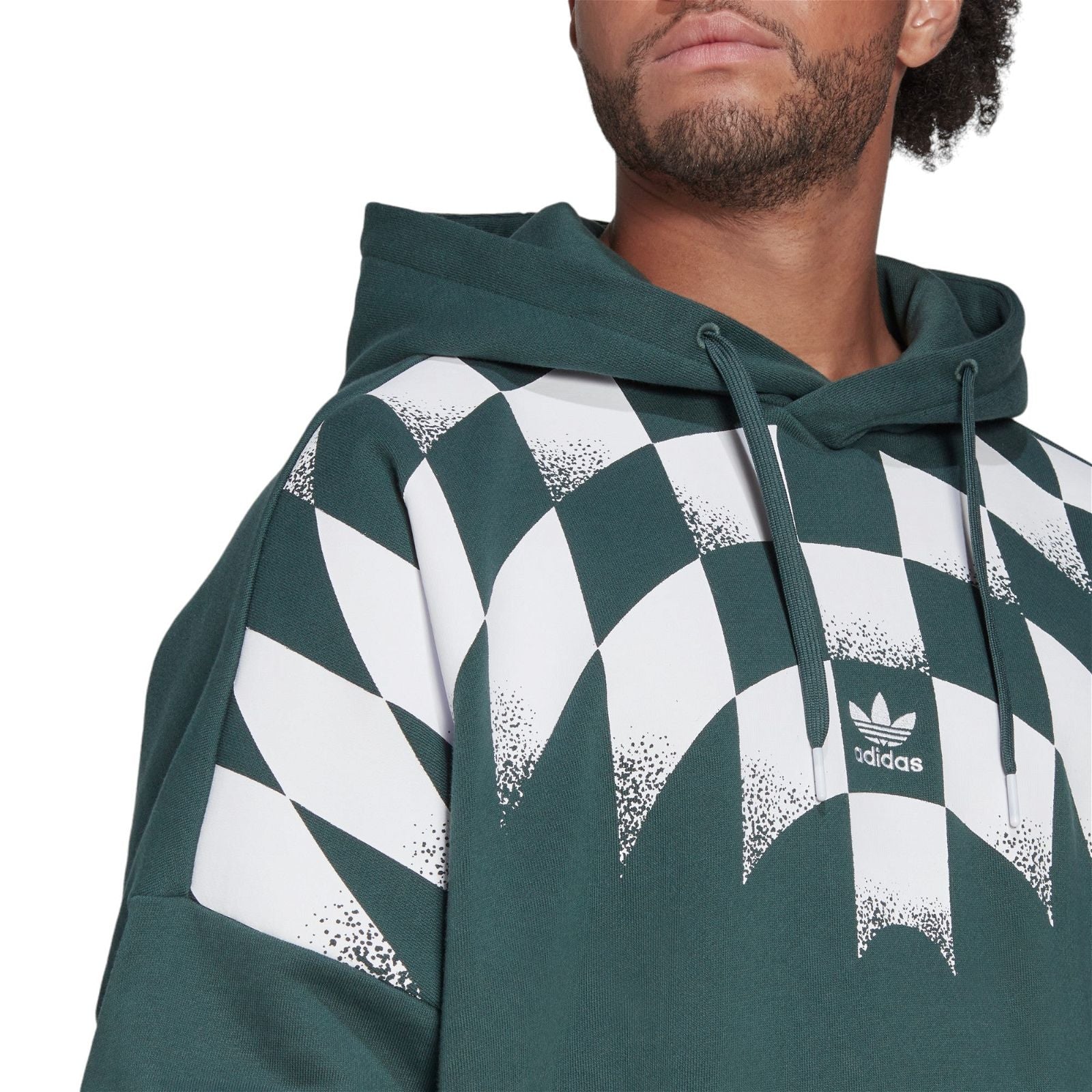 adidas Originals Rekive Graphic Hoodie - Green - ViaductClothing - -