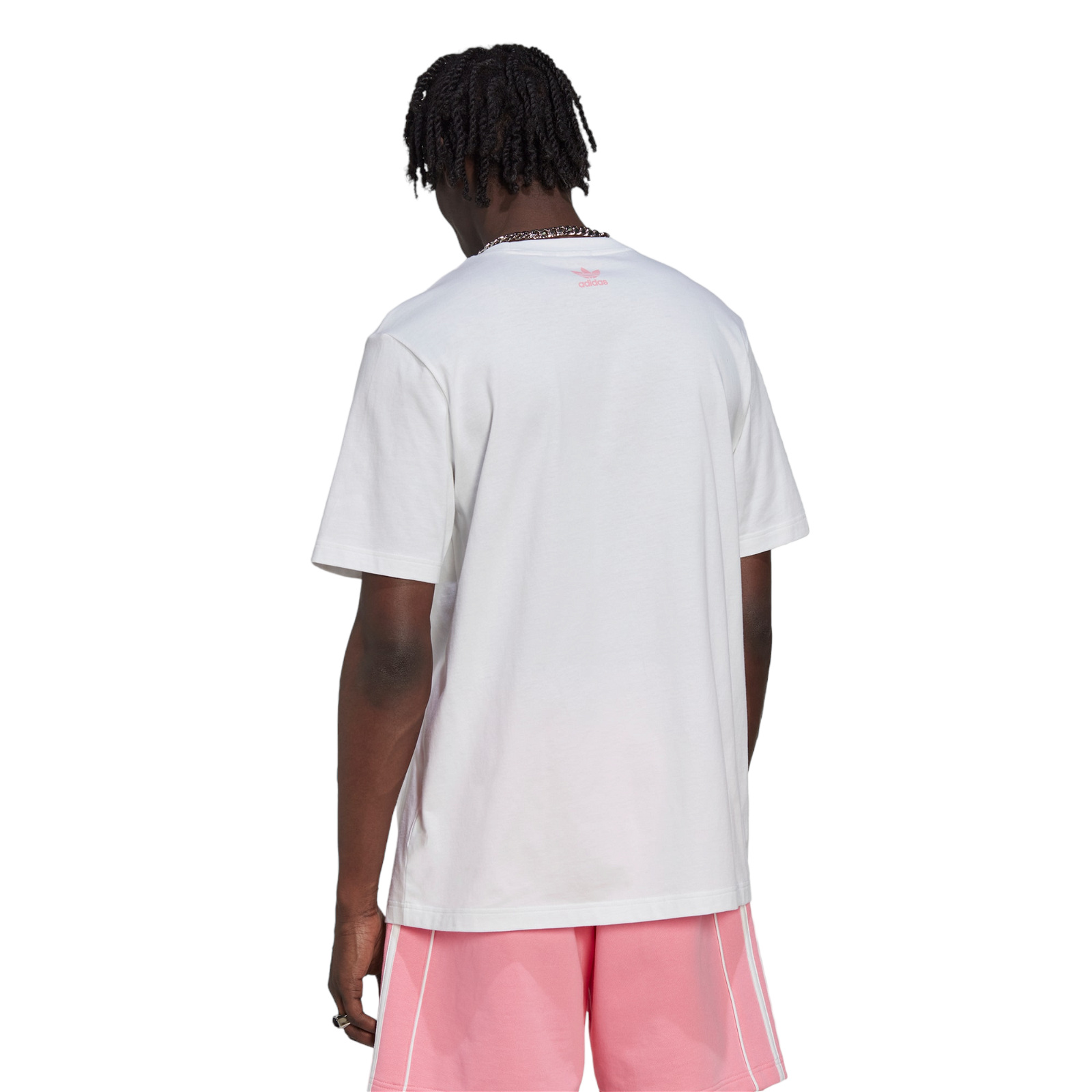 adidas Originals Rekive Speed Trefoil Graphic T-Shirt - White - ViaductClothing - -