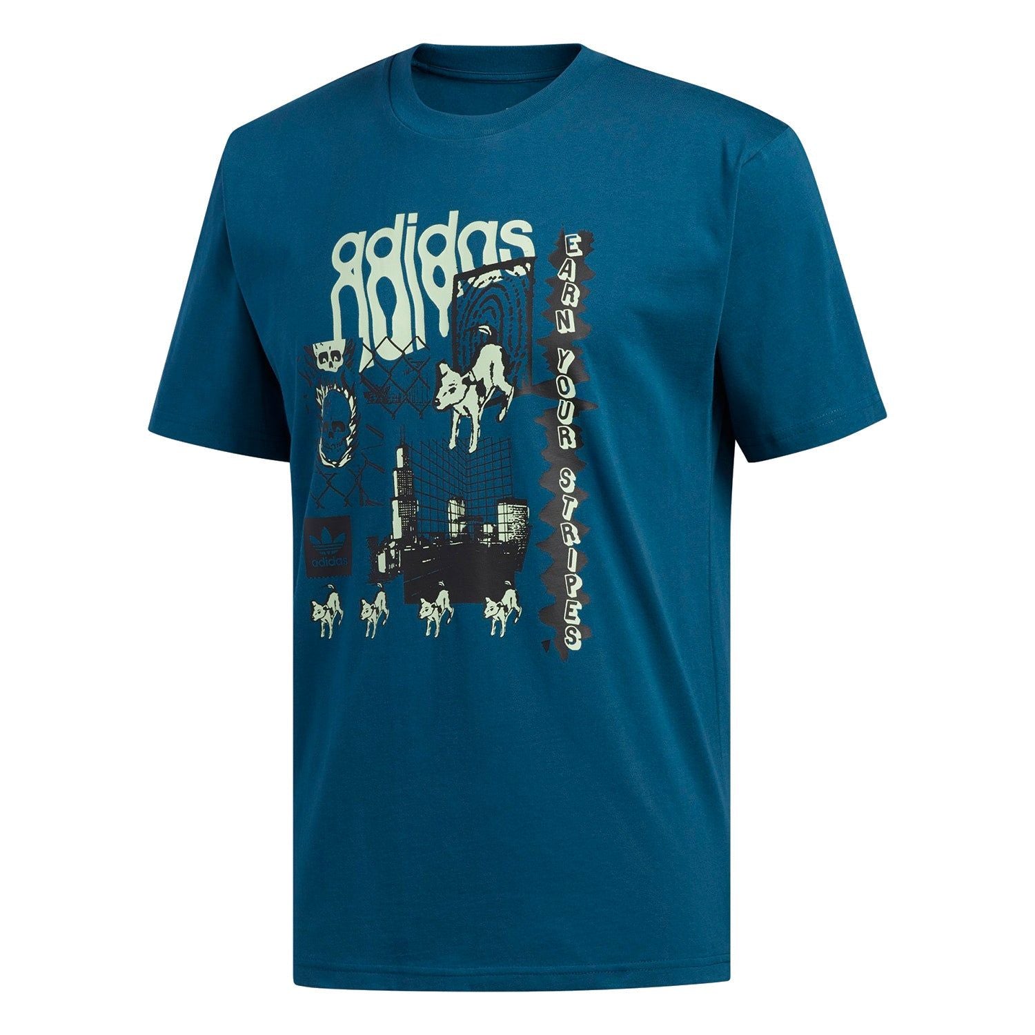 adidas Originals Remy T Shirt - Blue - ViaductClothing - -