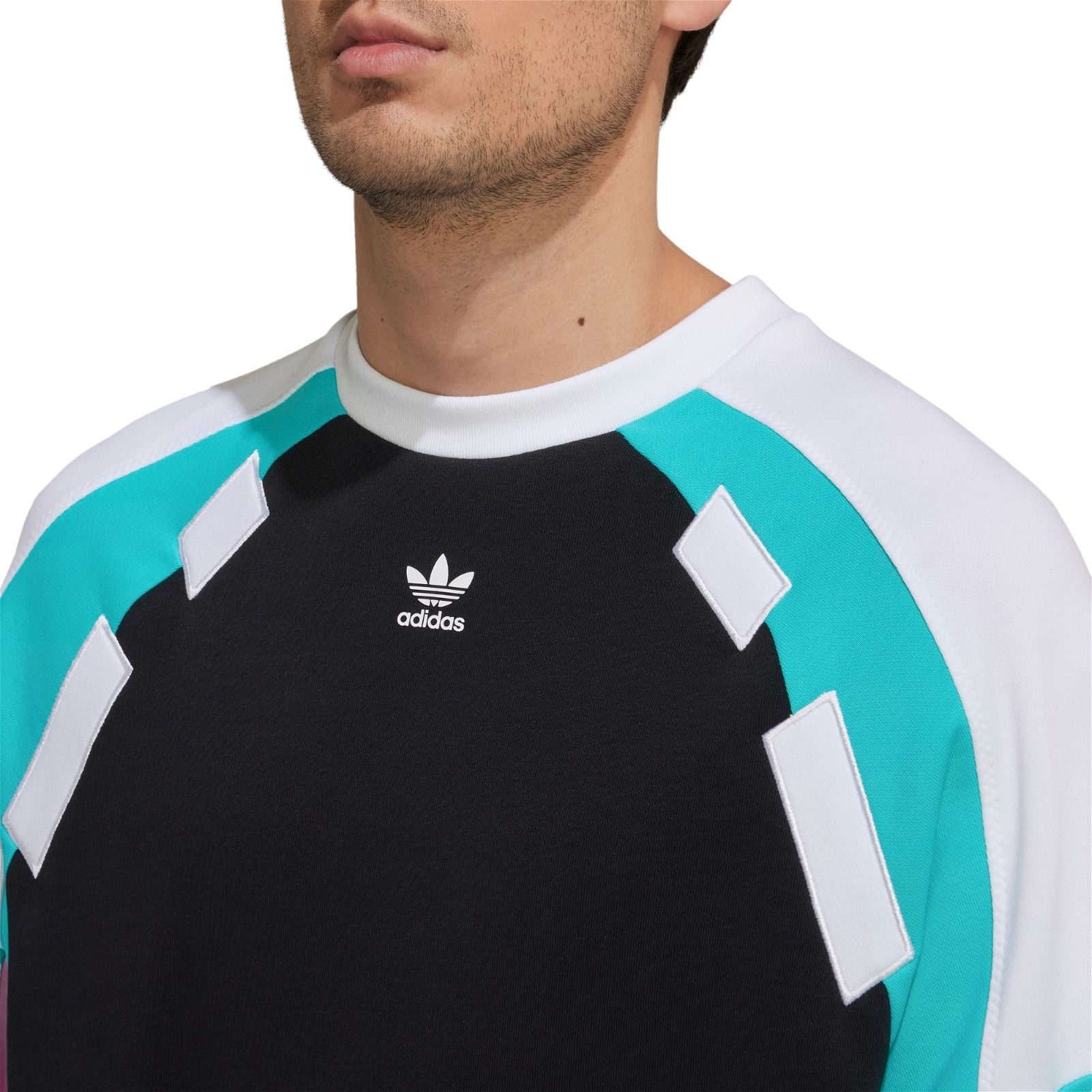 adidas Originals Retro Crew Sweatshirt (Gender Neutral) - Black - ViaductClothing - -