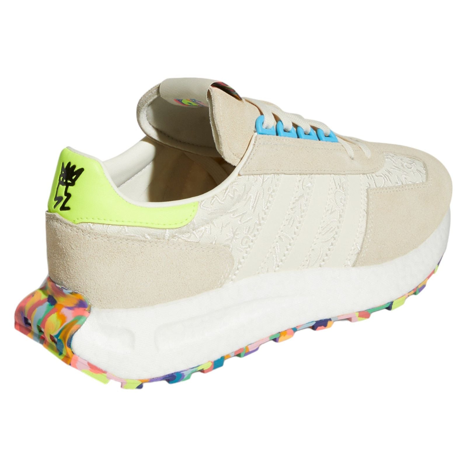 adidas Originals Retropy E5 Pride Shoes - Cream White Purple - ViaductClothing - -