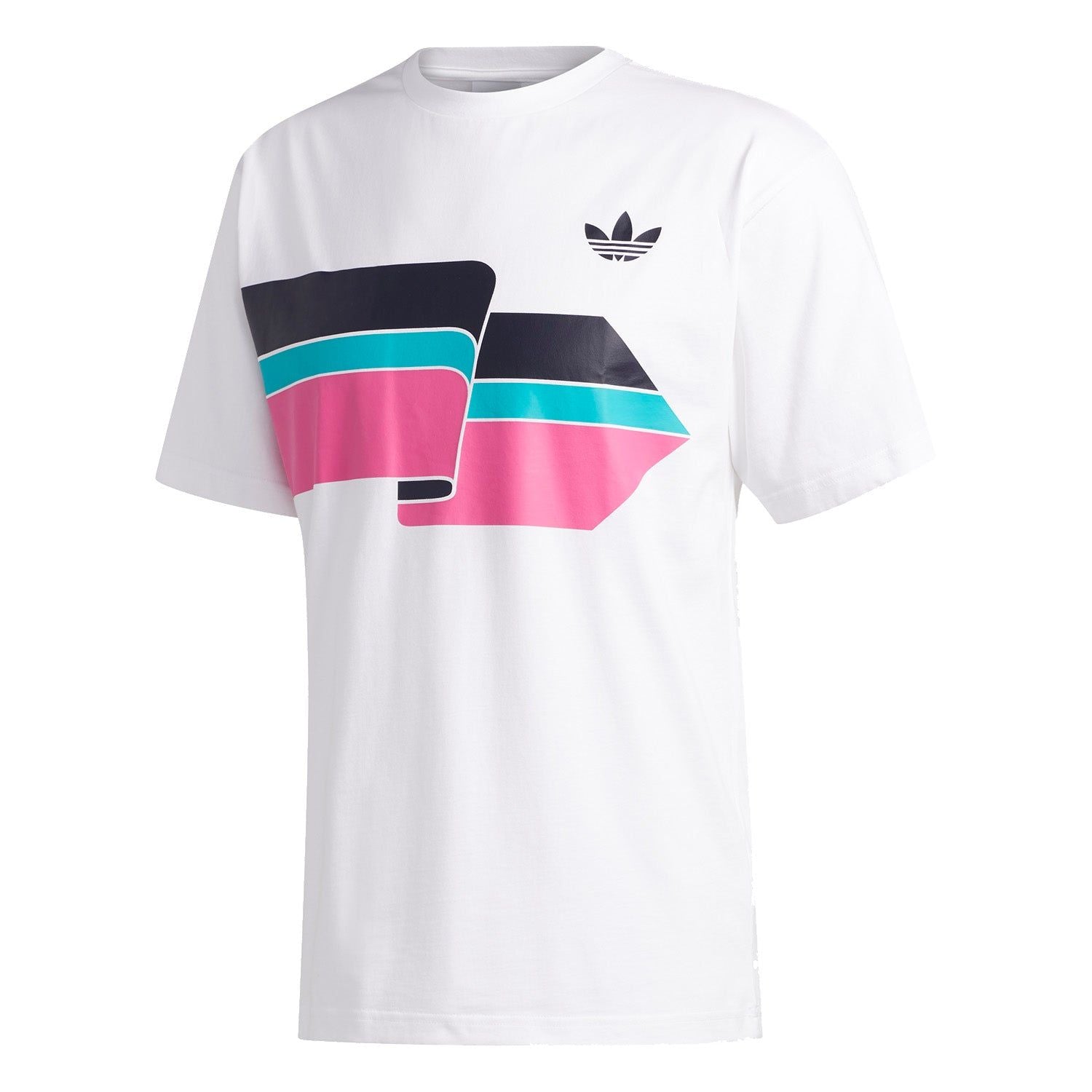 adidas Originals Ripple T-Shirt - White - ViaductClothing - -