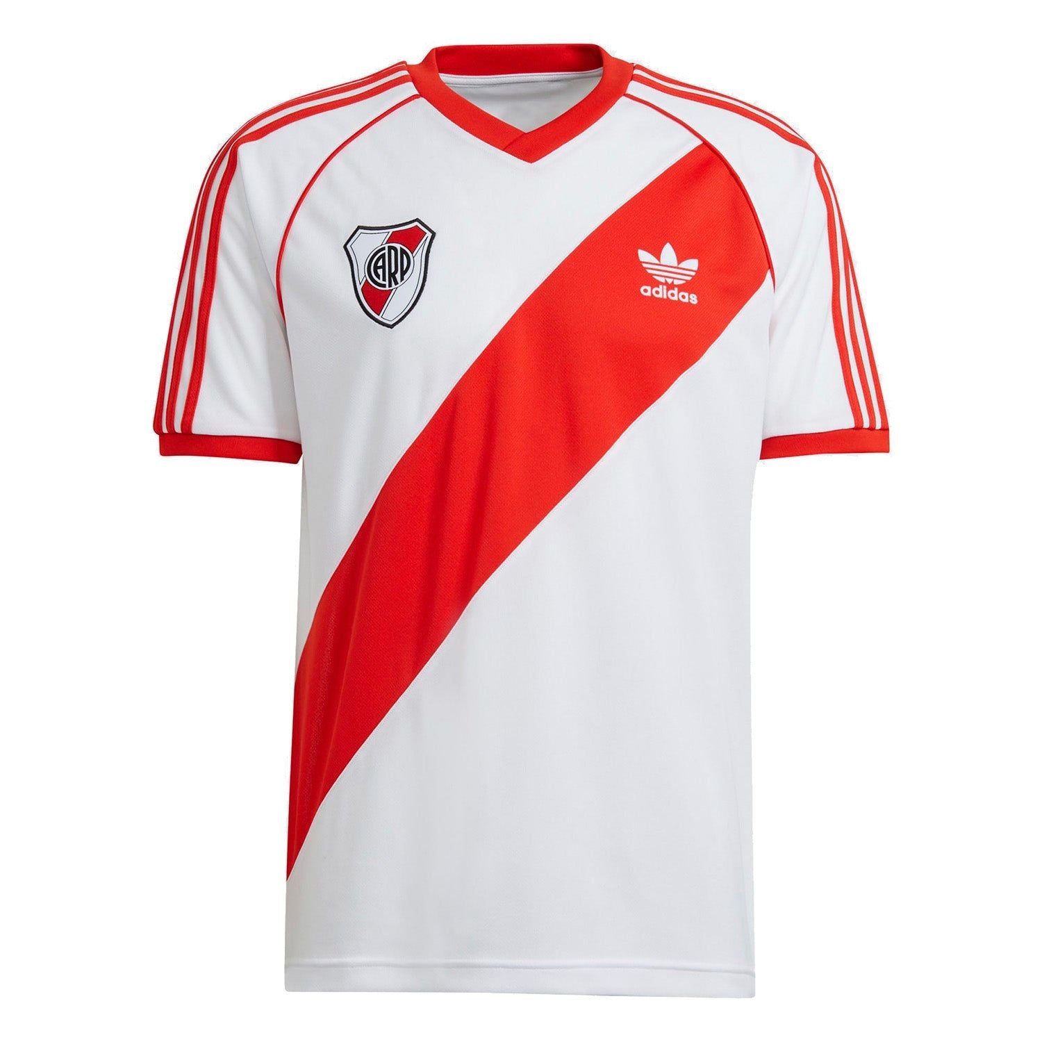 adidas Originals River Plate 85 Retro Jersey - White - ViaductClothing - -