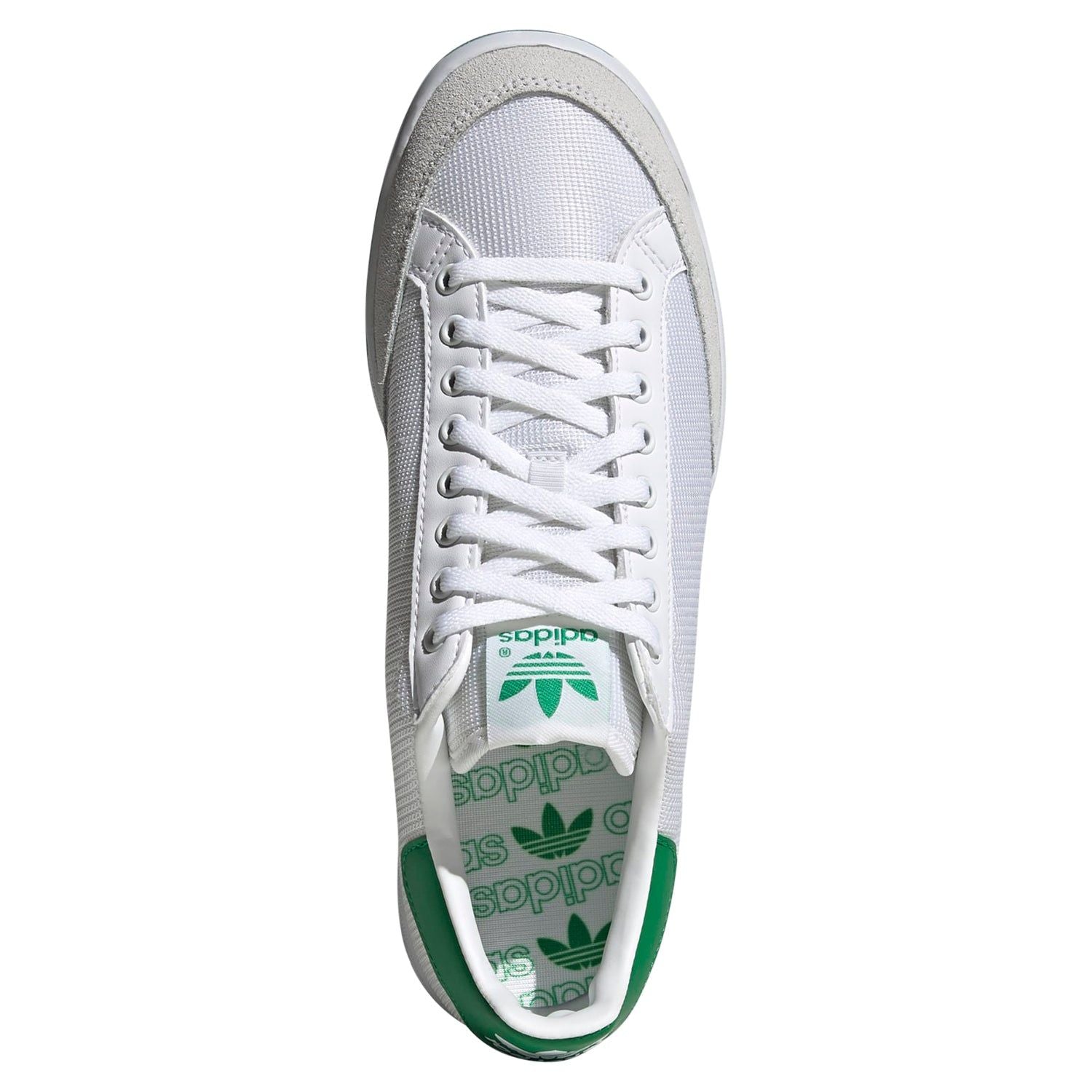 adidas Originals Rod Laver Shoes - White & Green - ViaductClothing - -