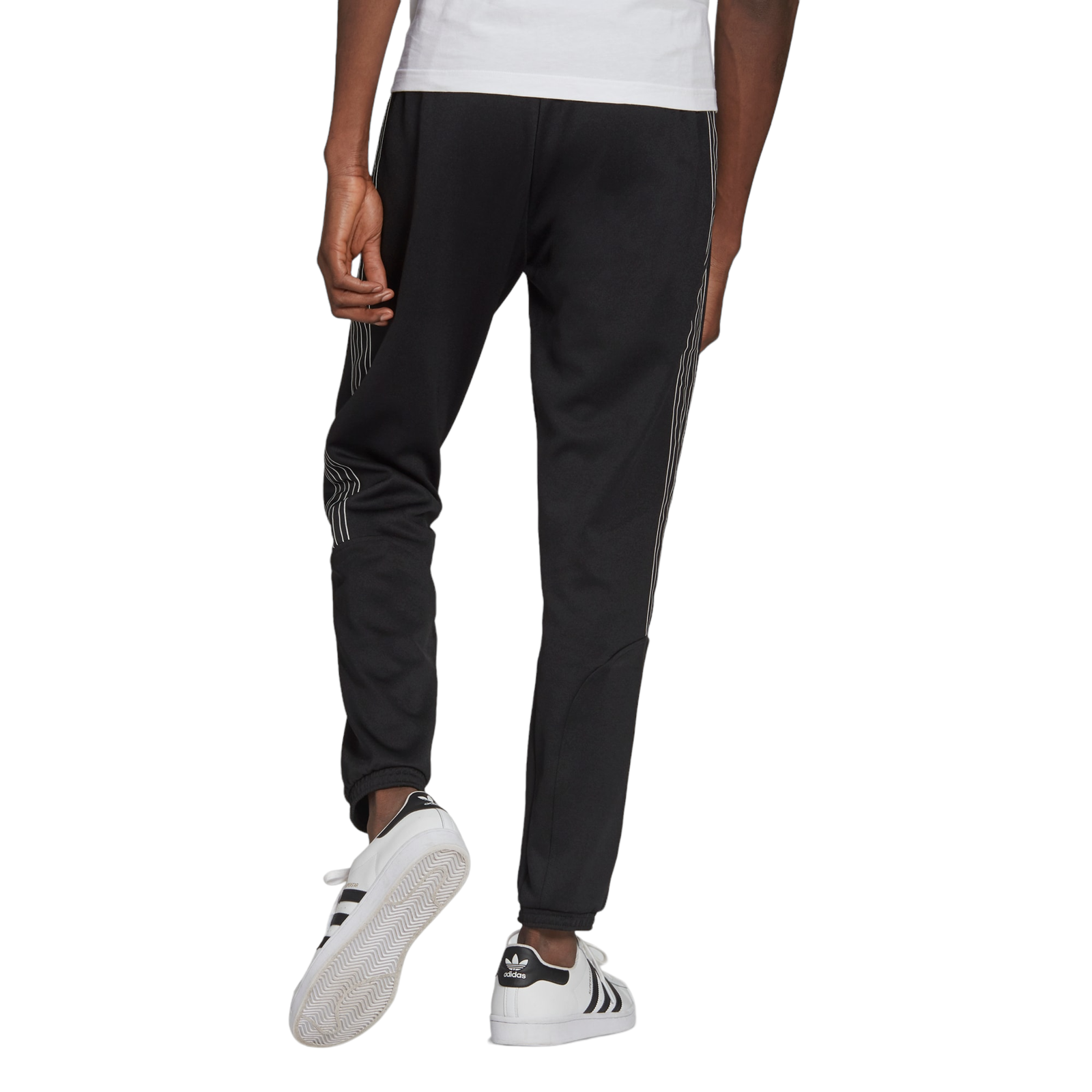 adidas Originals SPRT 3-Stripes Bottoms - Black - ViaductClothing - -