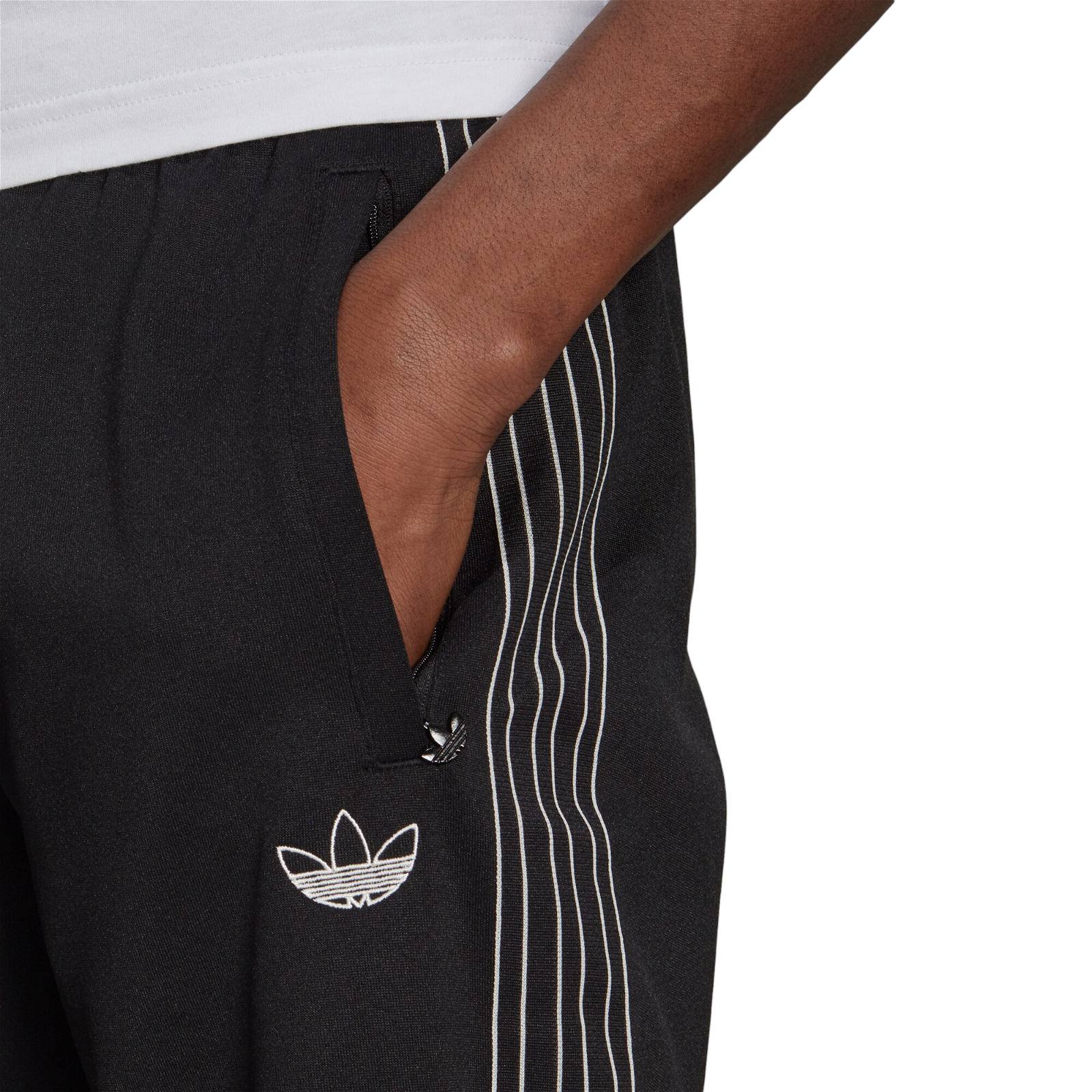 adidas Originals SPRT 3-Stripes Bottoms - Black - ViaductClothing - -