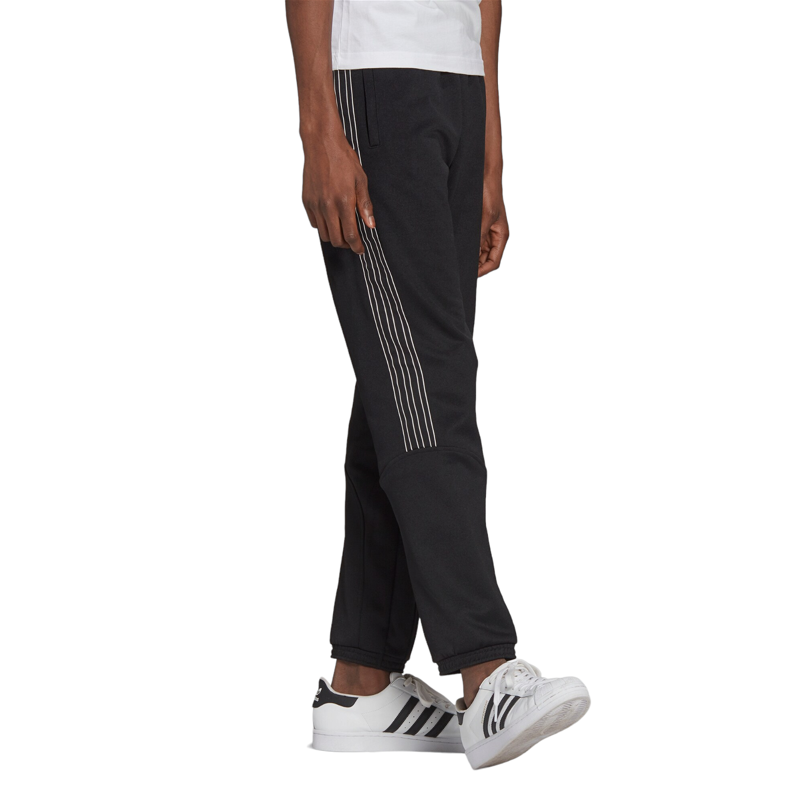 adidas Originals SPRT 3-Stripes Bottoms - Black - ViaductClothing - -