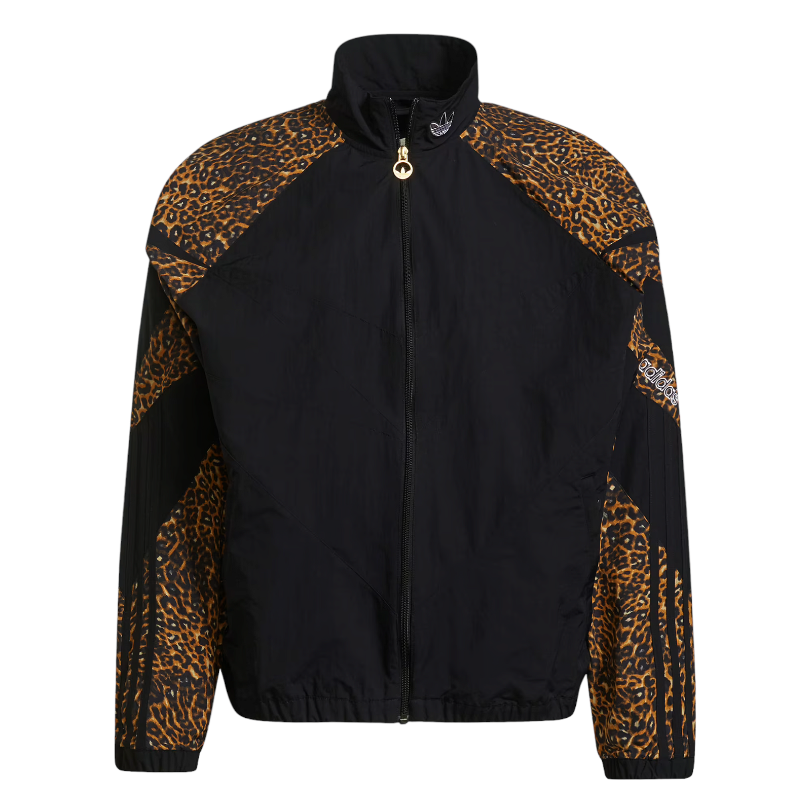 adidas Originals SPRT Animal Print Shark Woven Track Jacket - Black - ViaductClothing - -
