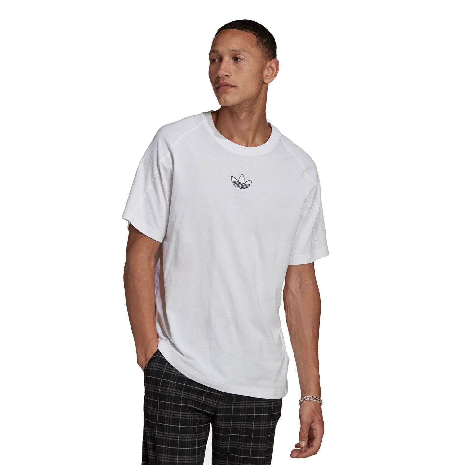 adidas Originals SPRT Archive Blocked Tee - White - ViaductClothing - -