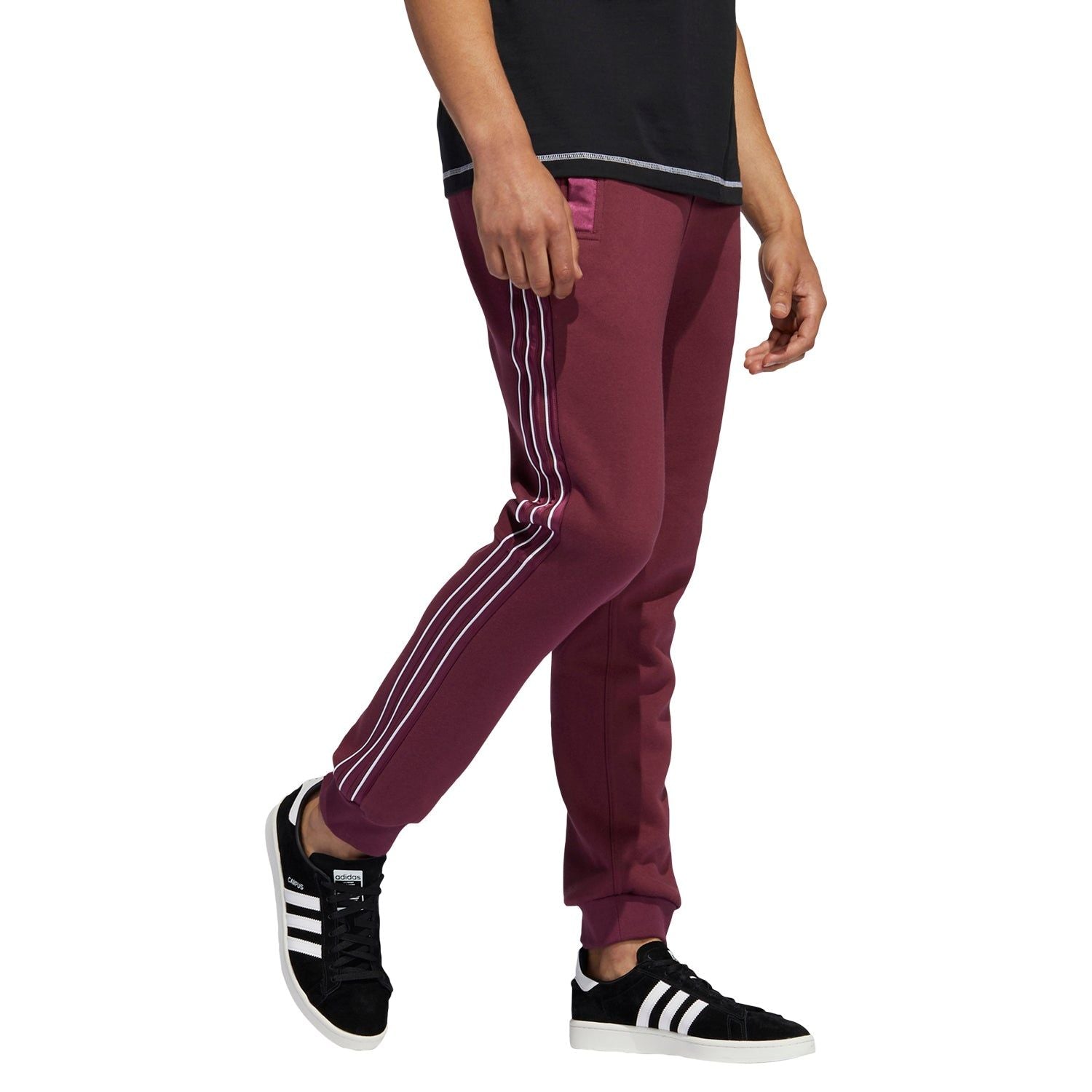 adidas Originals SPRT Shadow 3-Stripes Joggers - Burgundy - ViaductClothing - -