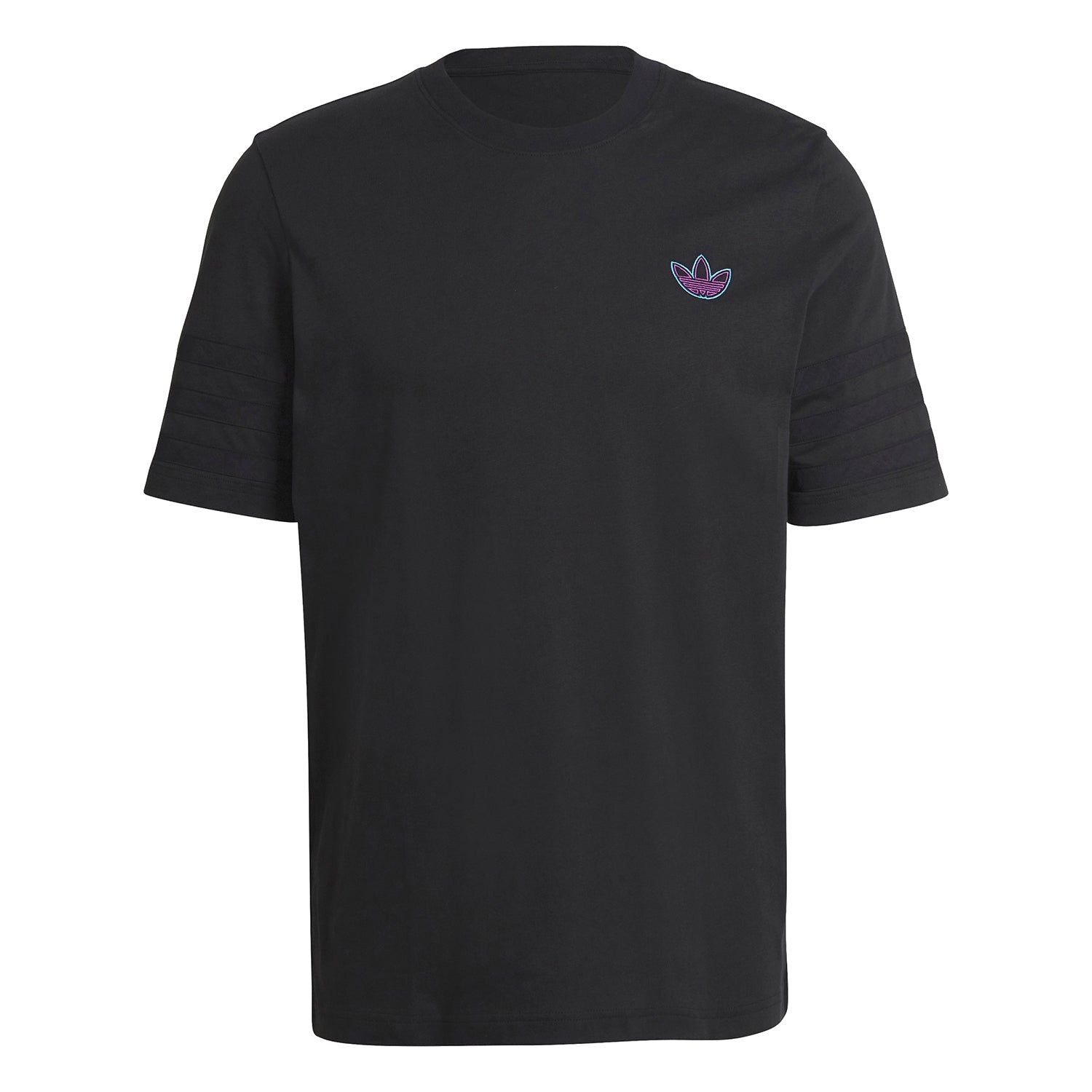 adidas Originals SPRT Speed Stripe Tee - Black - ViaductClothing - -