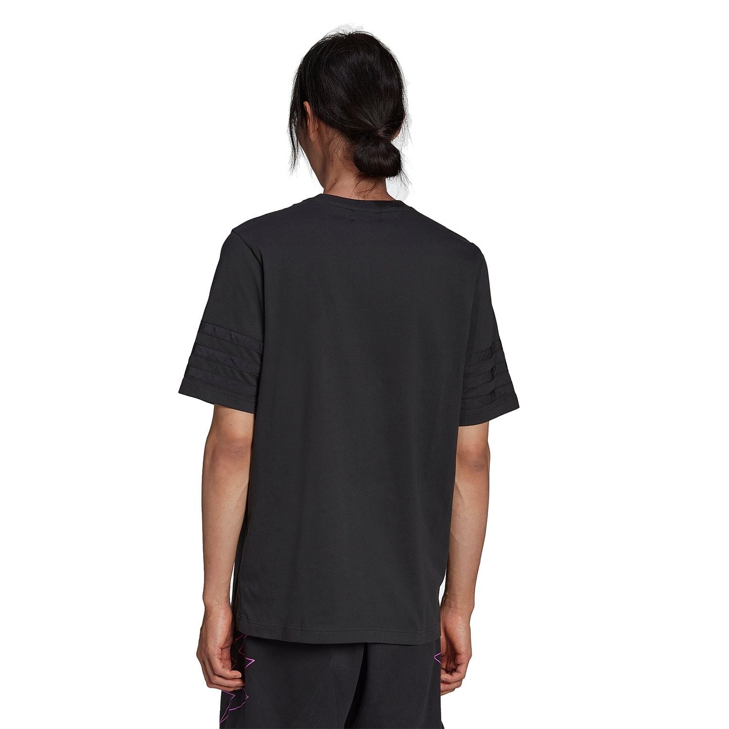 adidas Originals SPRT Speed Stripe Tee - Black - ViaductClothing - -