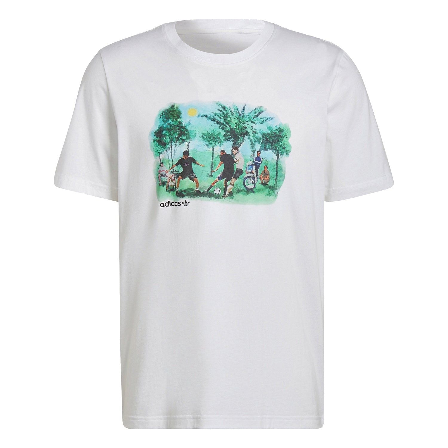 adidas Originals SPRT Summer Tee - White - ViaductClothing - -