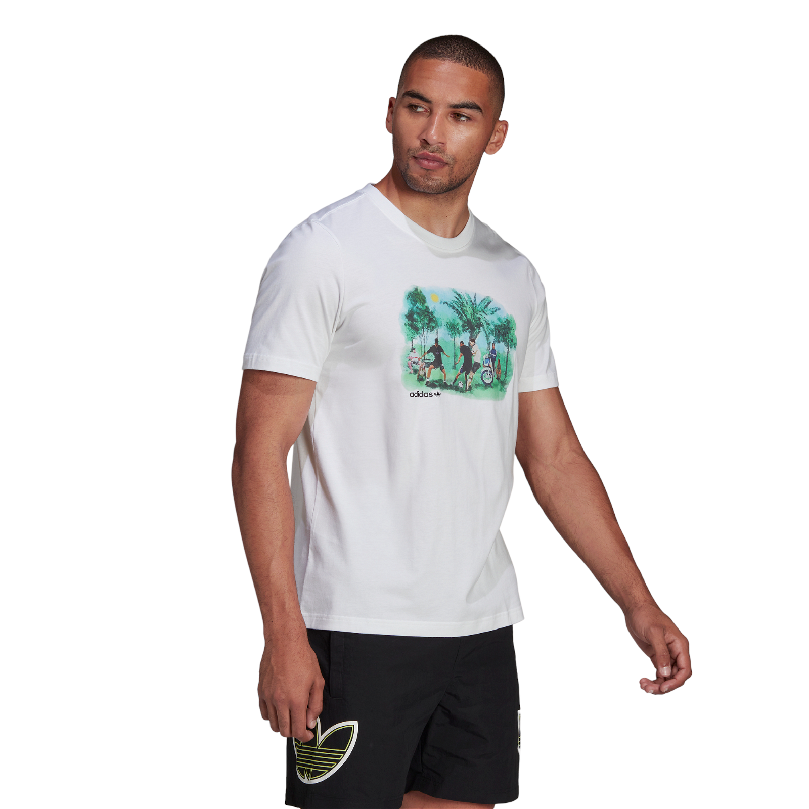 adidas Originals SPRT Summer Tee - White - ViaductClothing - -