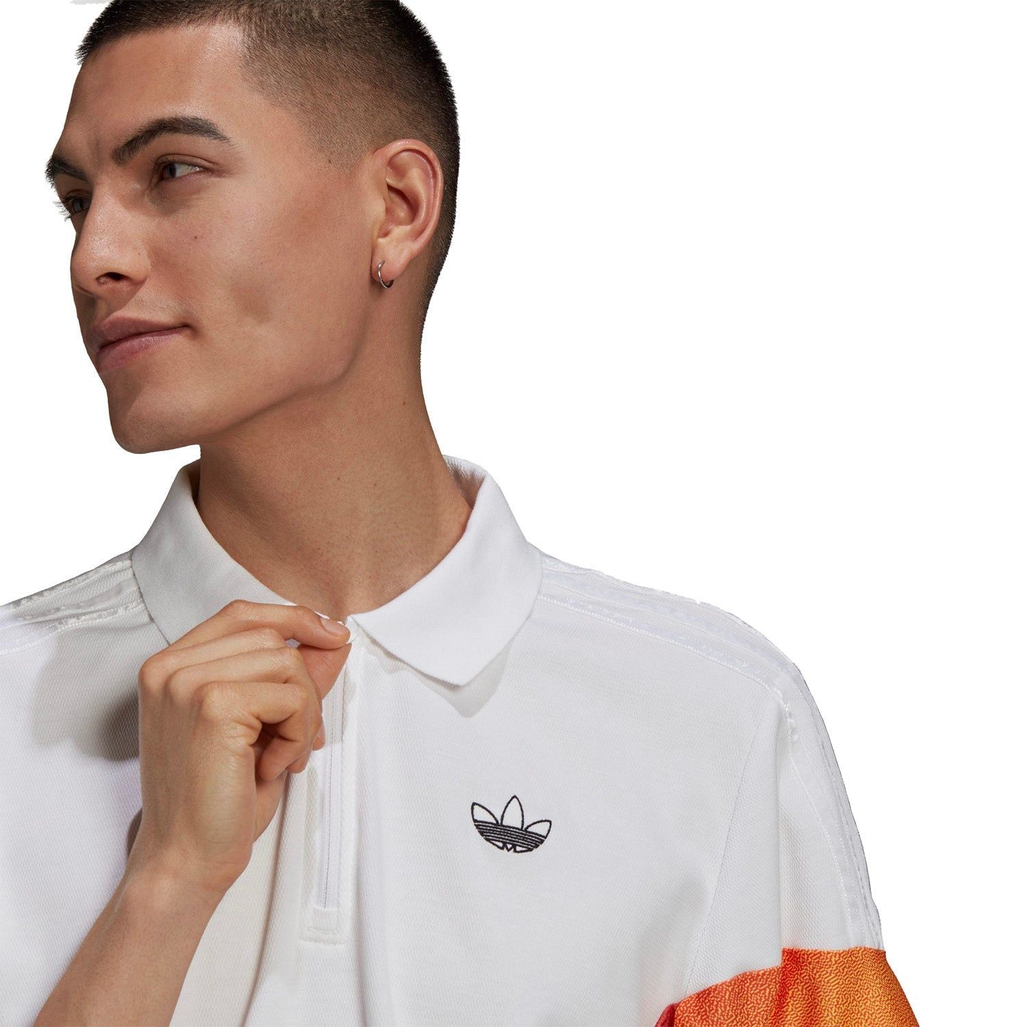 adidas Originals SPRT Supersport Polo Shirt - White - ViaductClothing - -