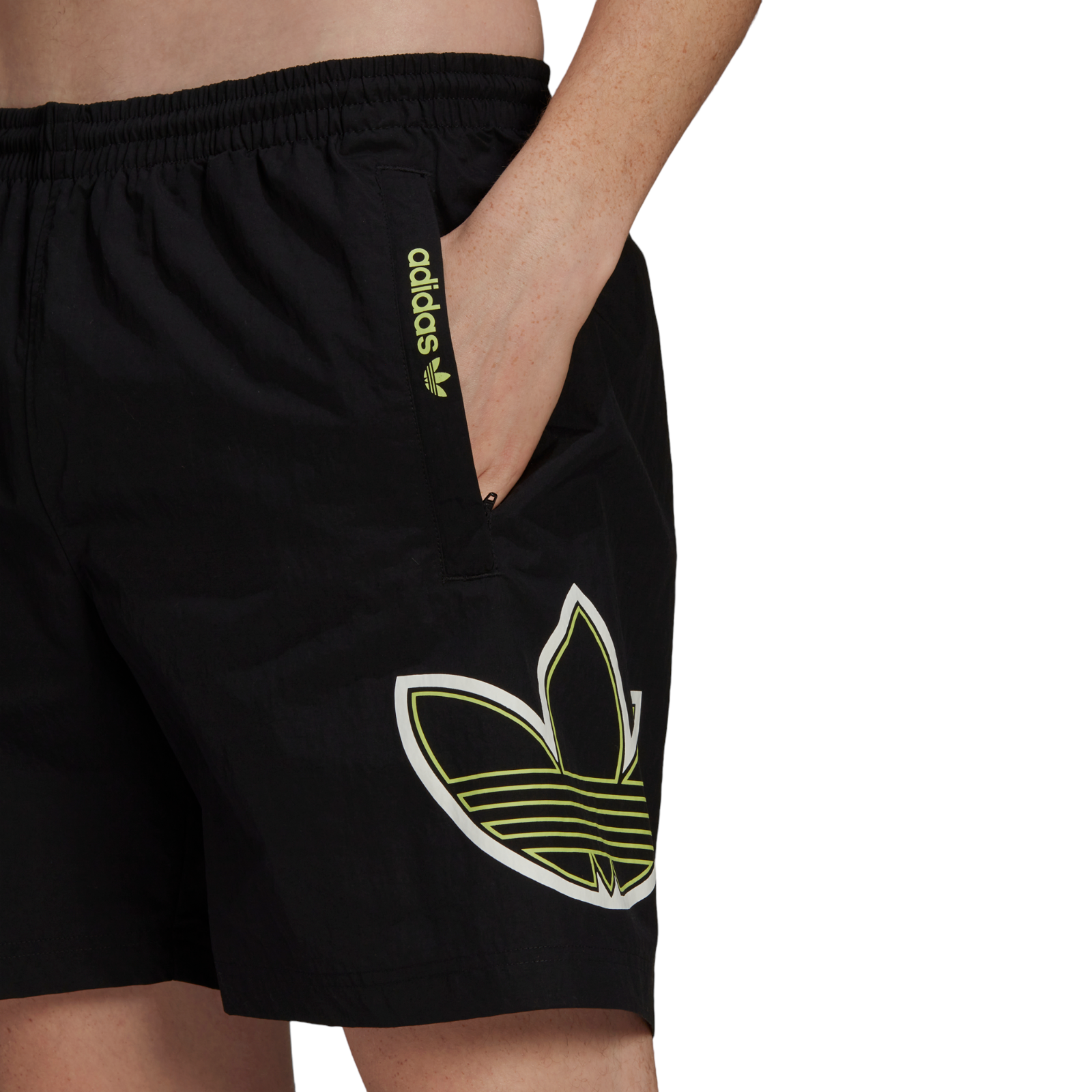 adidas Originals SPRT Swim Shorts - Black - ViaductClothing - -