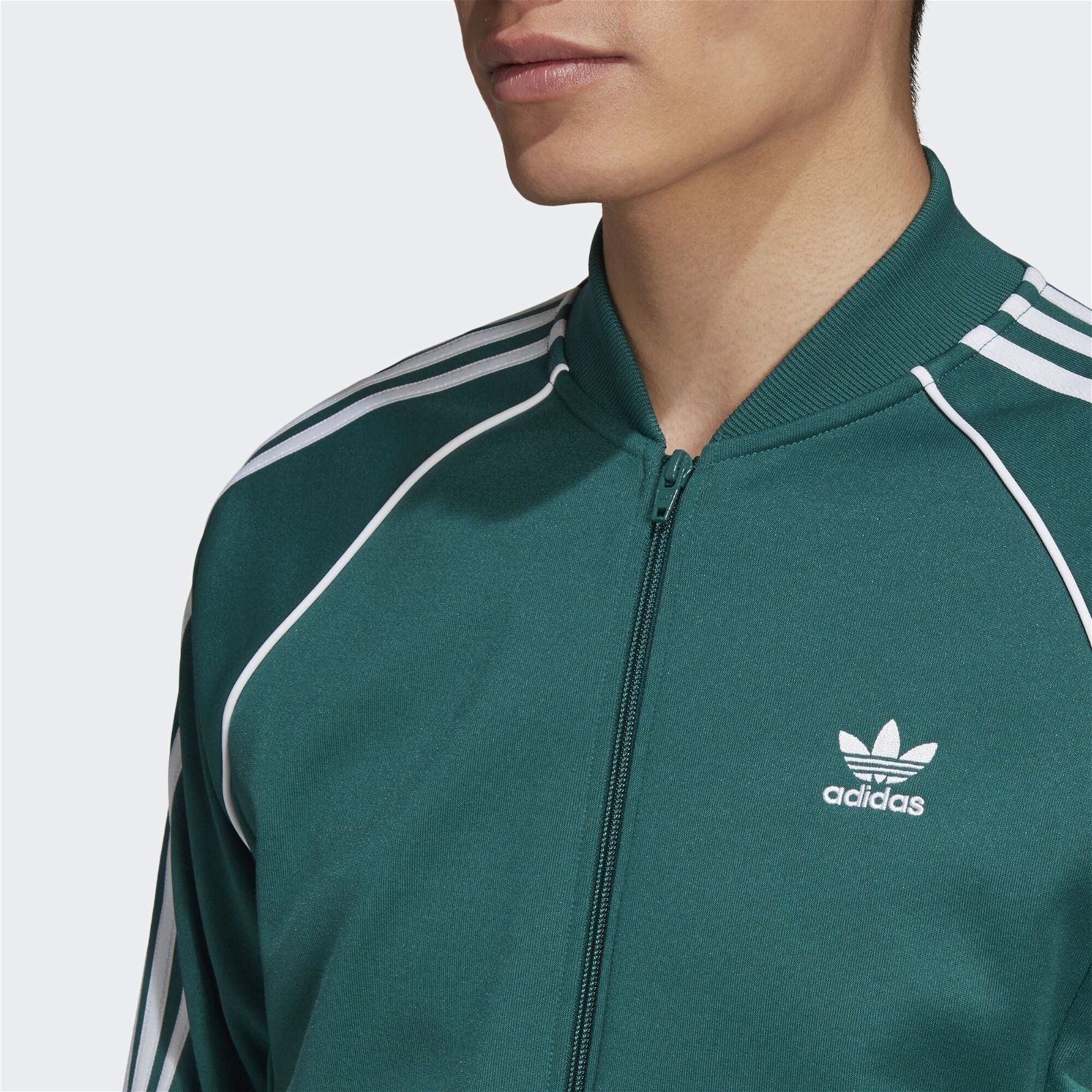 adidas Originals SST Superstar Track Jacket - Noble Green - ViaductClothing - -