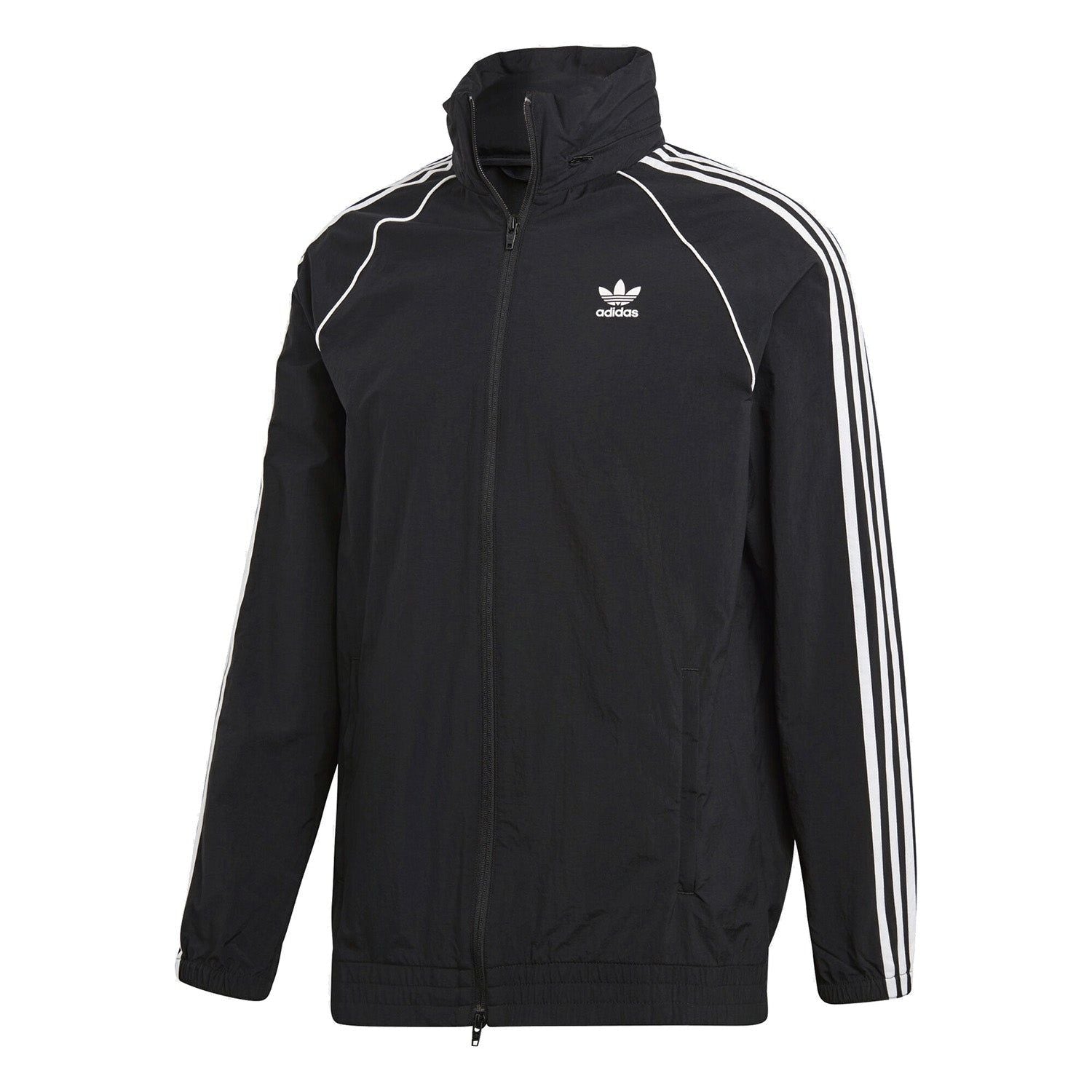 adidas Originals SST Superstar Windbreaker Jacket - Black - ViaductClothing - -