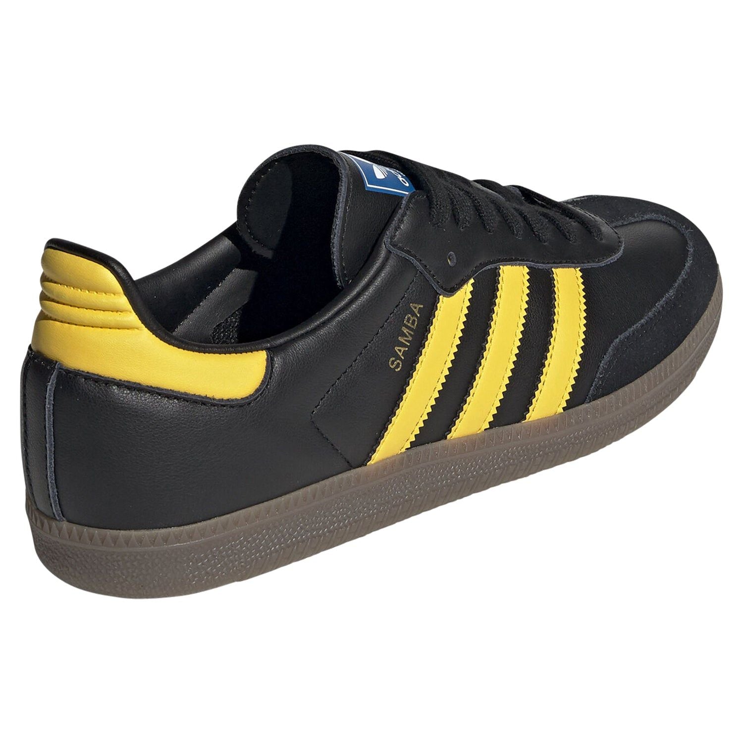 adidas Originals Samba OG Shoes - Black & Yellow - ViaductClothing - -