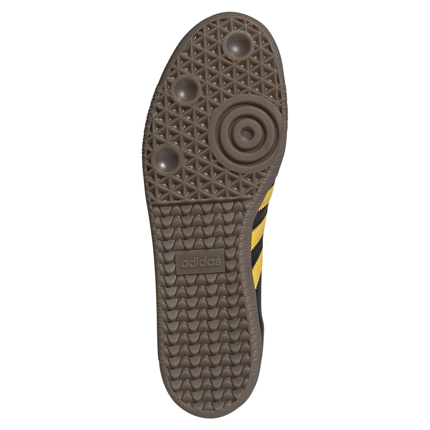 adidas Originals Samba OG Shoes - Black & Yellow - ViaductClothing - -