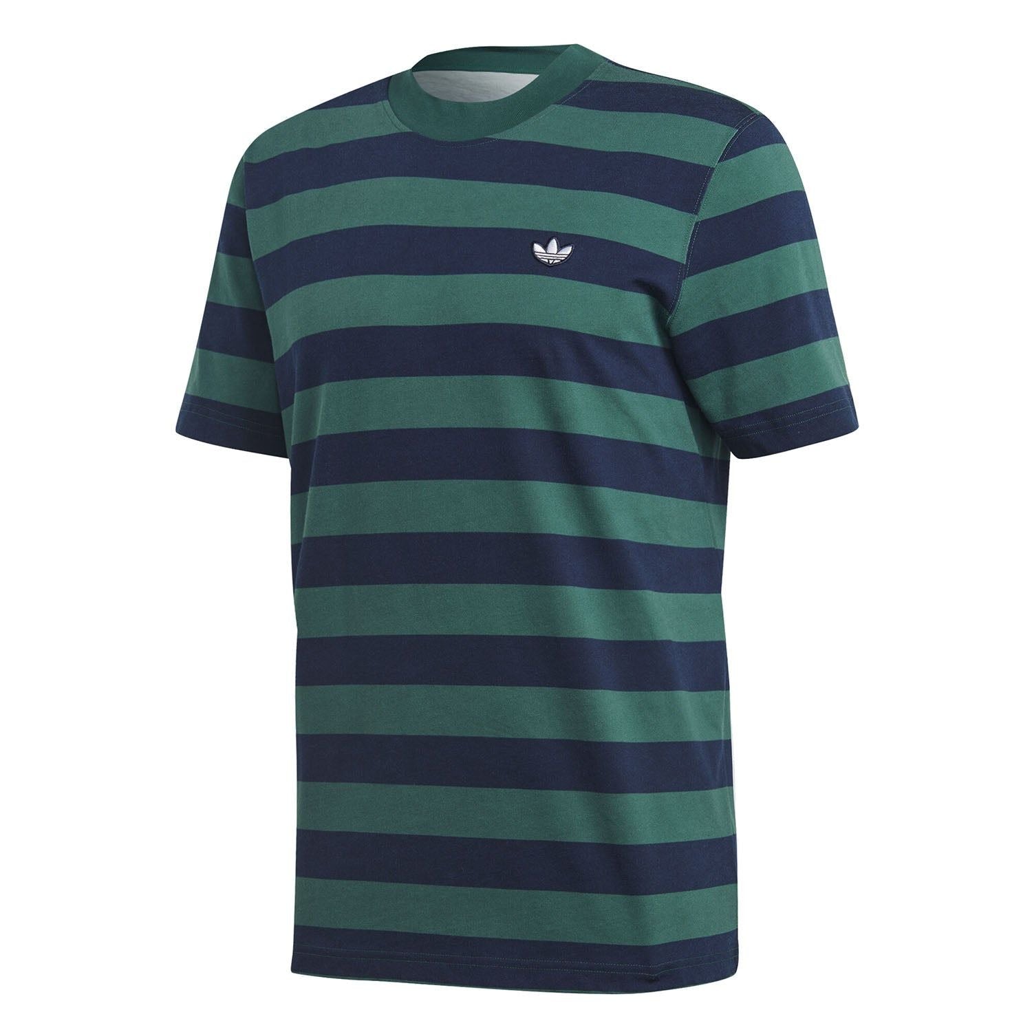 adidas Originals Samstag Colorblock Tee - Green & Blue - ViaductClothing - -