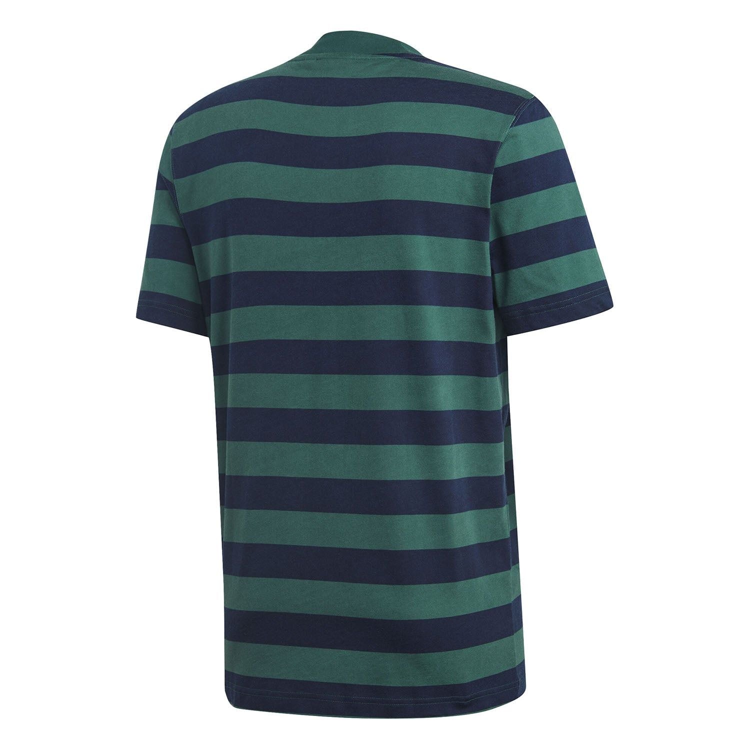 adidas Originals Samstag Colorblock Tee - Green & Blue - ViaductClothing - -