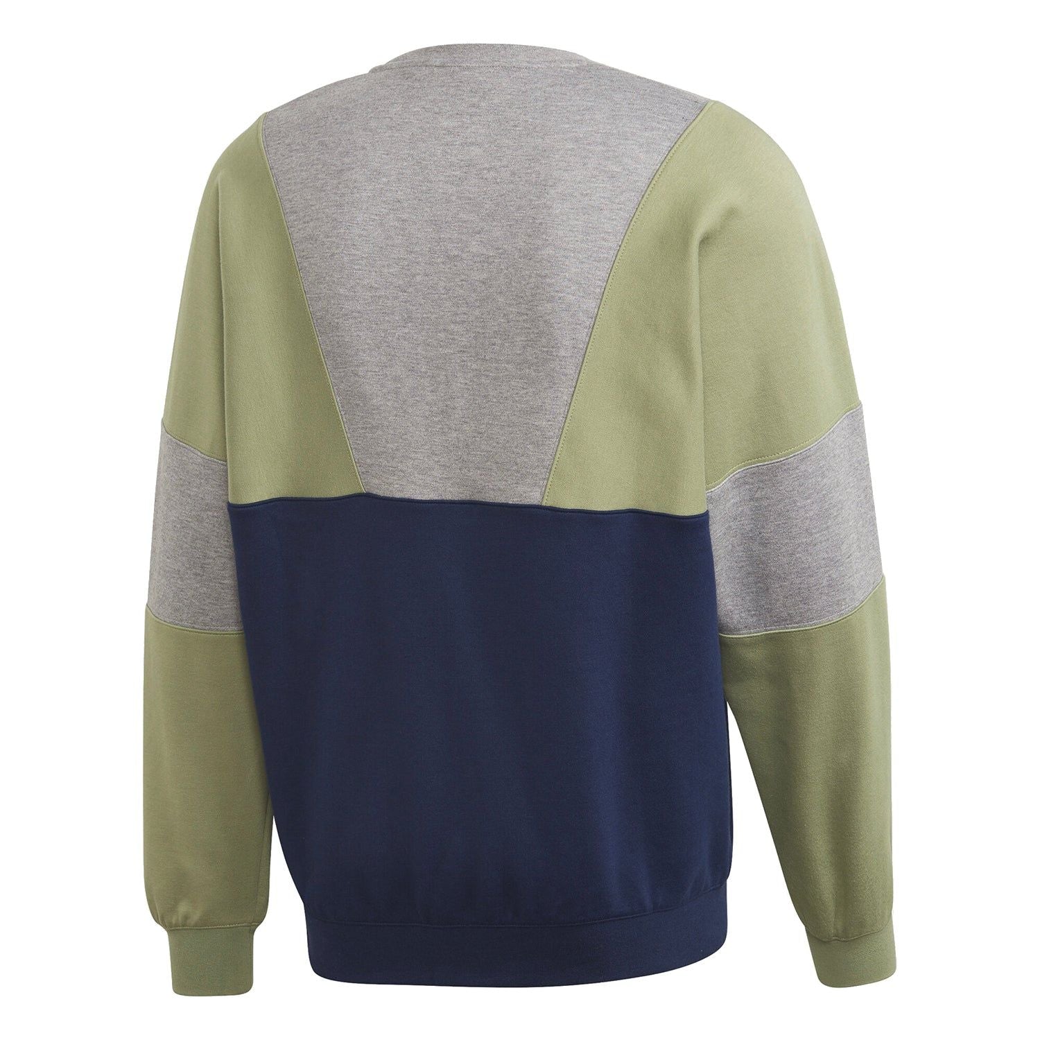 adidas Originals Samstag Crew Sweatshirt - Navy, Grey & Green - ViaductClothing - -