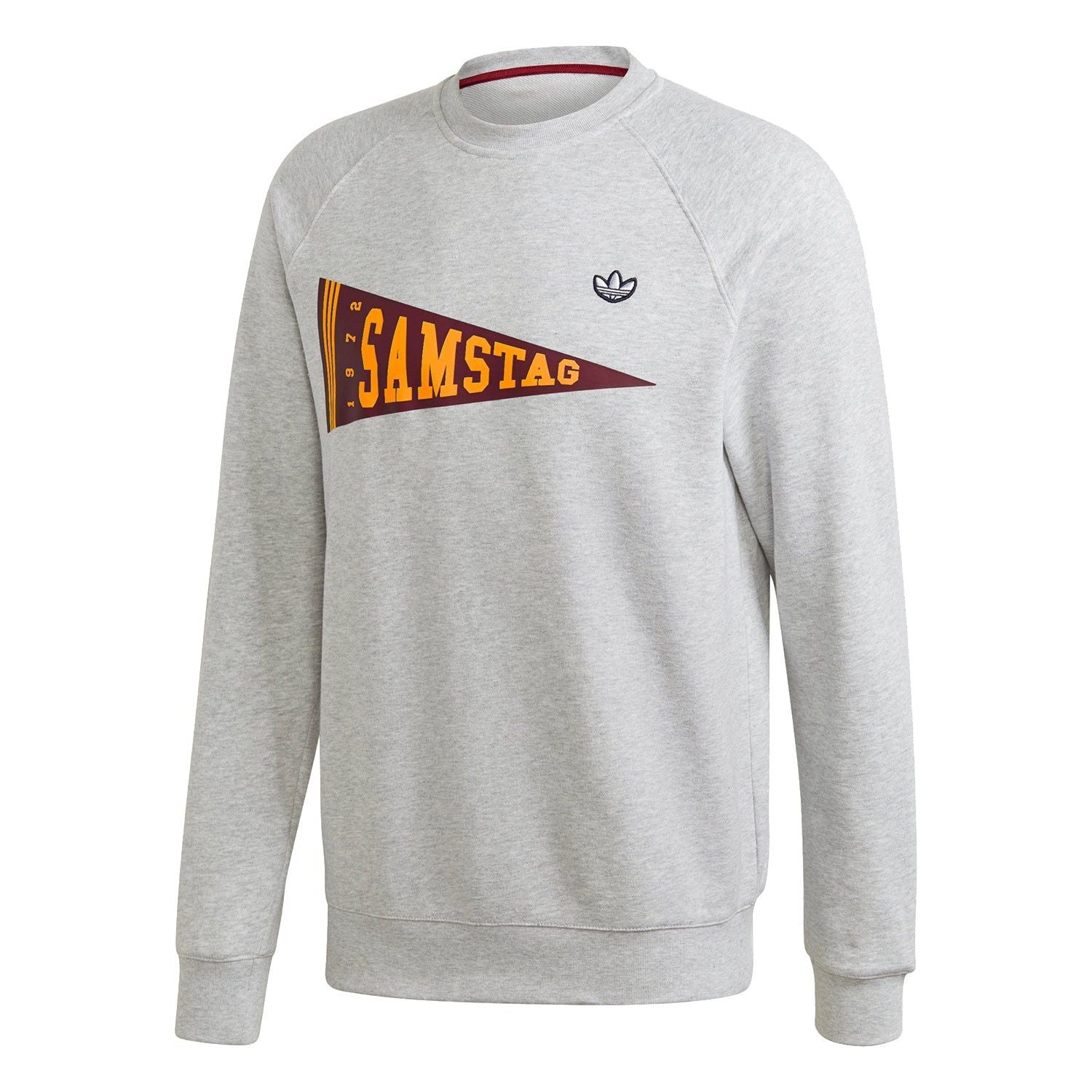 Grey Samstag Terry Adidas Adidas Originals Samstag Graphic Crew
