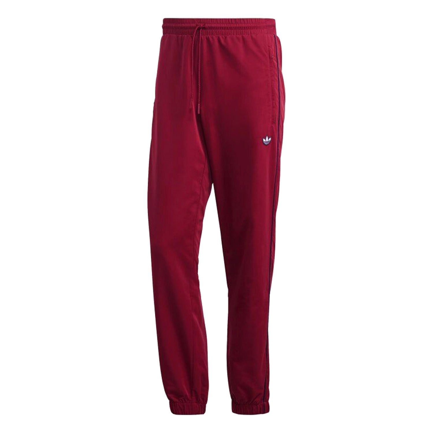 adidas Originals Samstag Track Pants - Burgundy - ViaductClothing - -