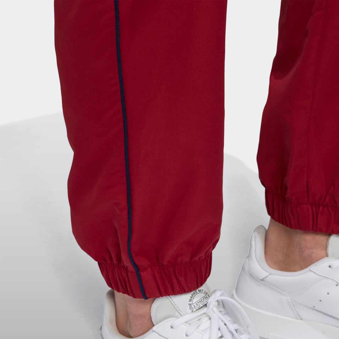 adidas Originals Samstag Track Pants - Burgundy - ViaductClothing - -
