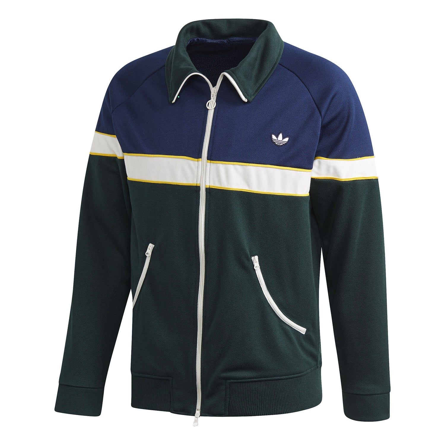 adidas Originals Samstag Track Top - Green, Night & Indigo - ViaductClothing - -