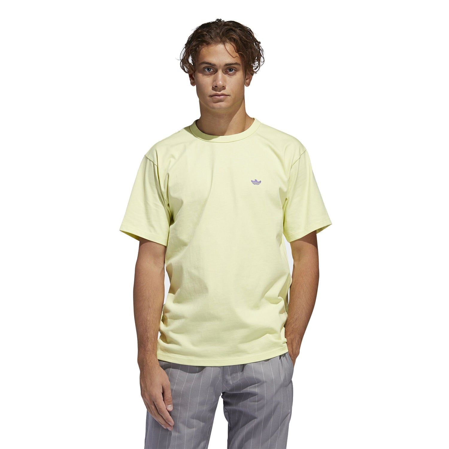 adidas Originals Shmoo Logo T-Shirt - Yellow - ViaductClothing - -