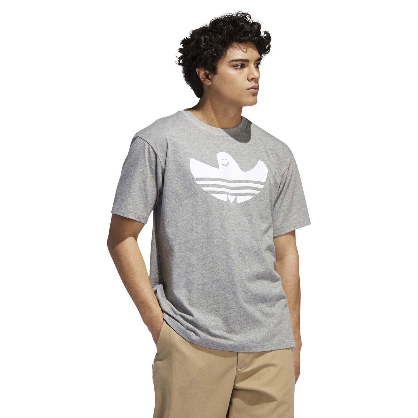 adidas Originals Shmoo Skate T-Shirt - Grey - ViaductClothing - -
