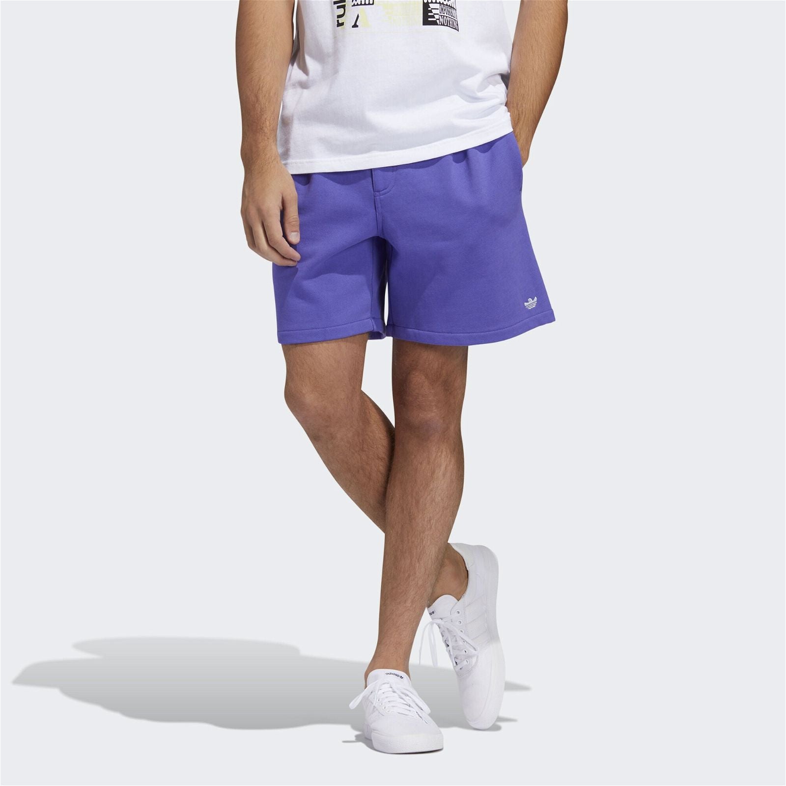 adidas Originals Shmoo Terry Shorts - Purple - ViaductClothing - -
