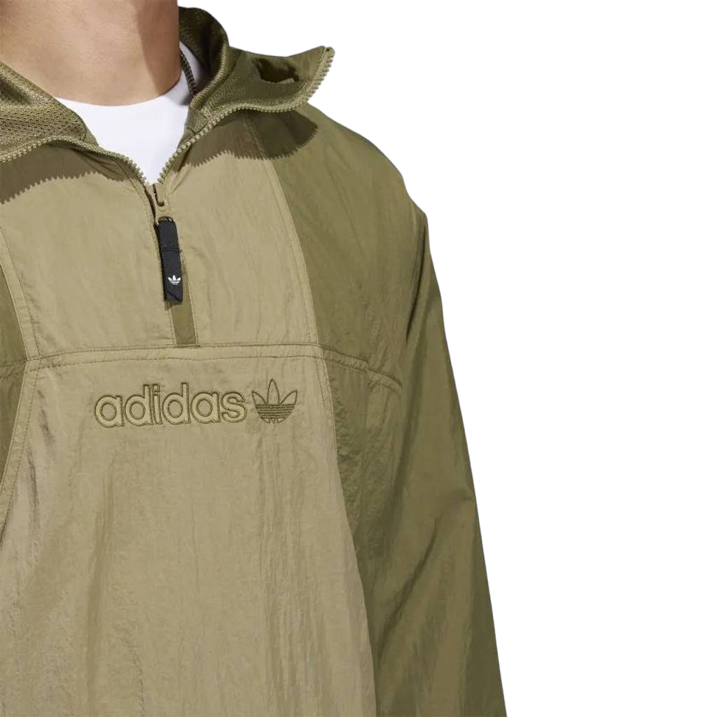 adidas Originals Skateboarding Anorak Windbreaker Jacket - Green - ViaductClothing - -