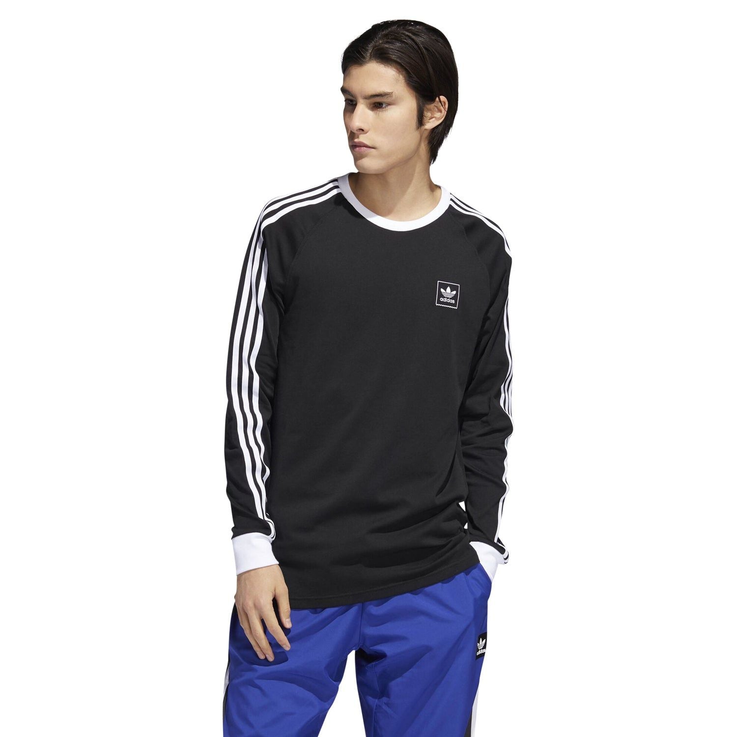 adidas Originals Skateboarding Cali BB Long Sleeve T Shirt - Black - ViaductClothing - -