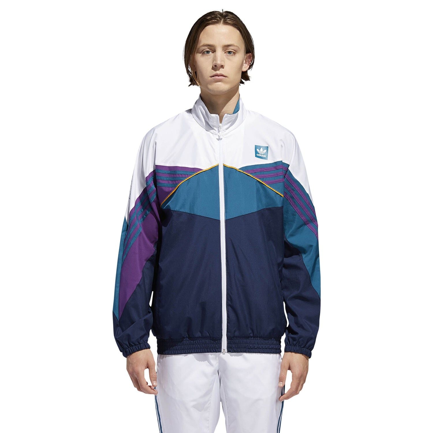 adidas Originals Skateboarding Court Jacket - White - ViaductClothing - -