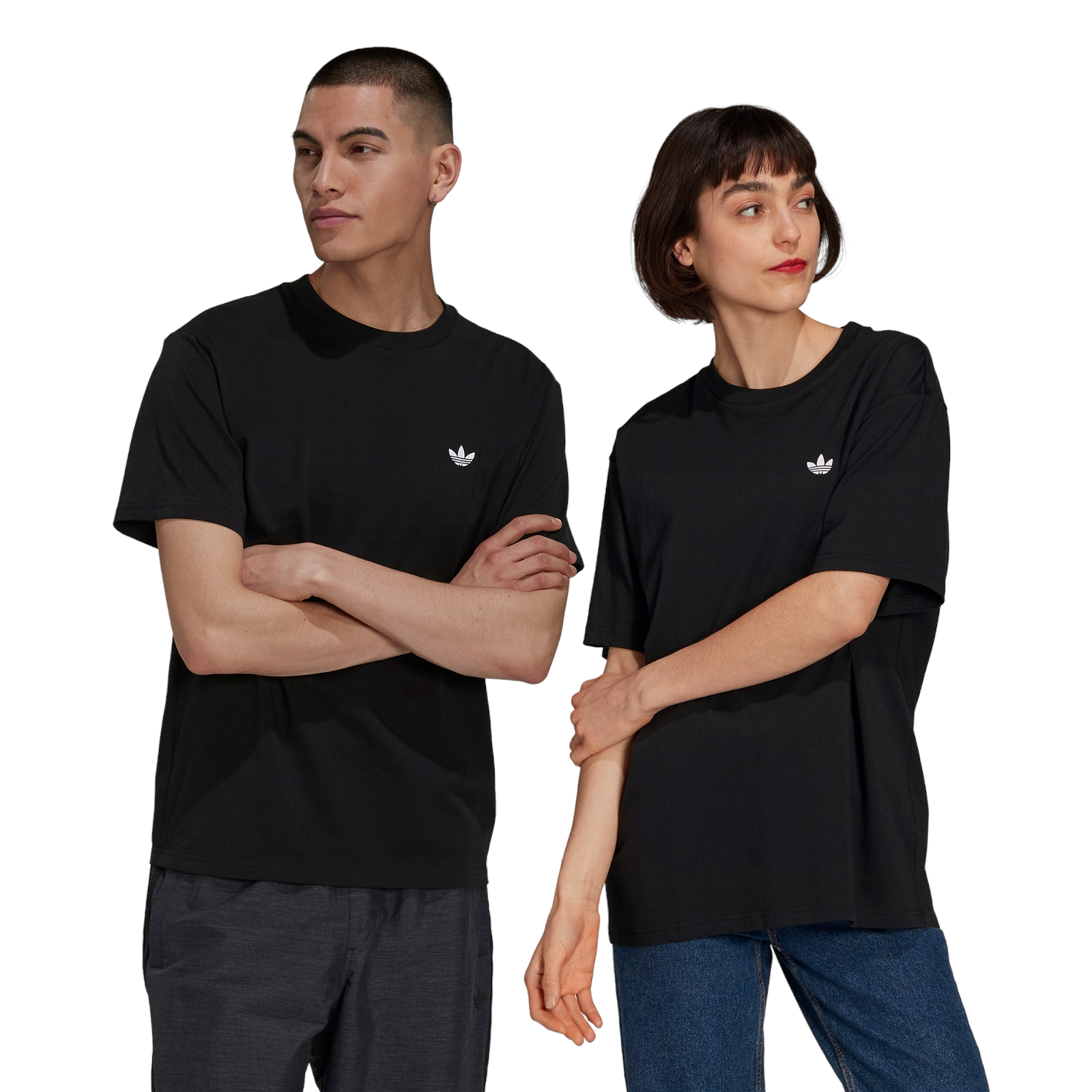 adidas Originals Skateboarding Gender Neutral 4.0 Logo T-Shirt - Black - ViaductClothing - -