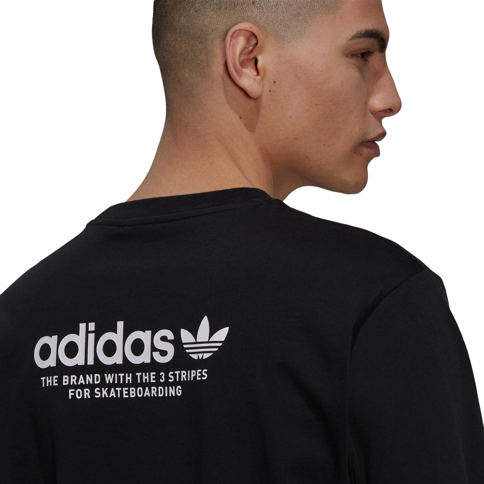 adidas Originals Skateboarding Gender Neutral 4.0 Logo T-Shirt - Black - ViaductClothing - -