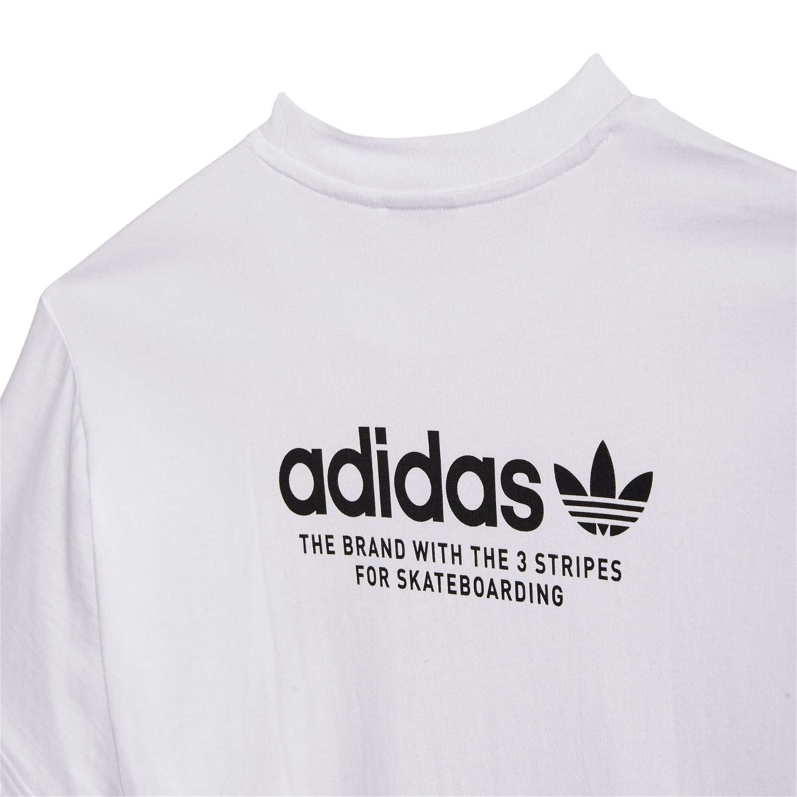 adidas Originals Skateboarding Gender Neutral 4.0 Logo Tee - White - ViaductClothing - -