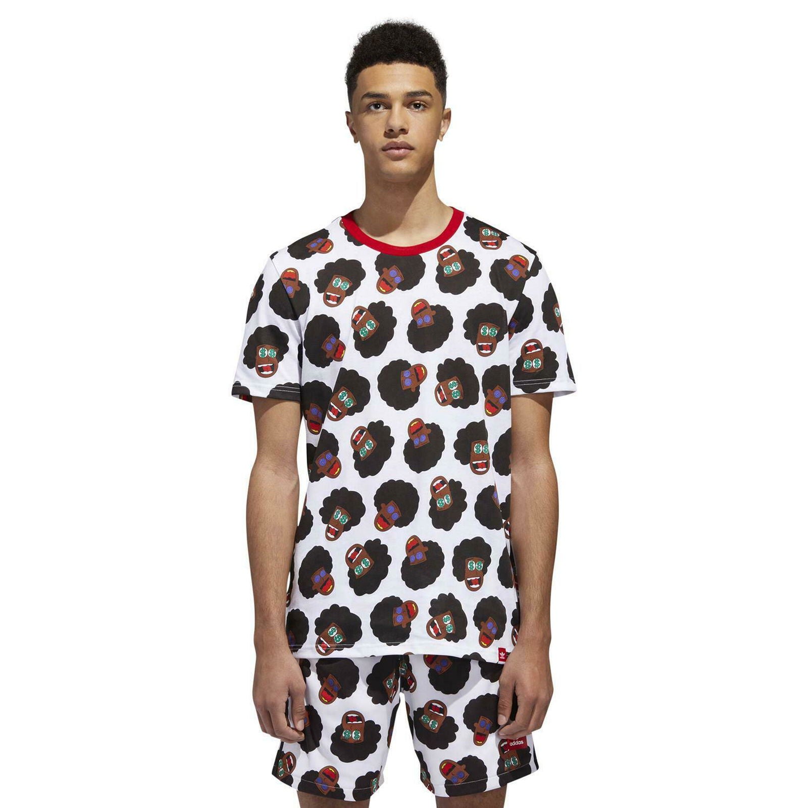 adidas Originals Skateboarding Na-Kel Tee - White - ViaductClothing - -