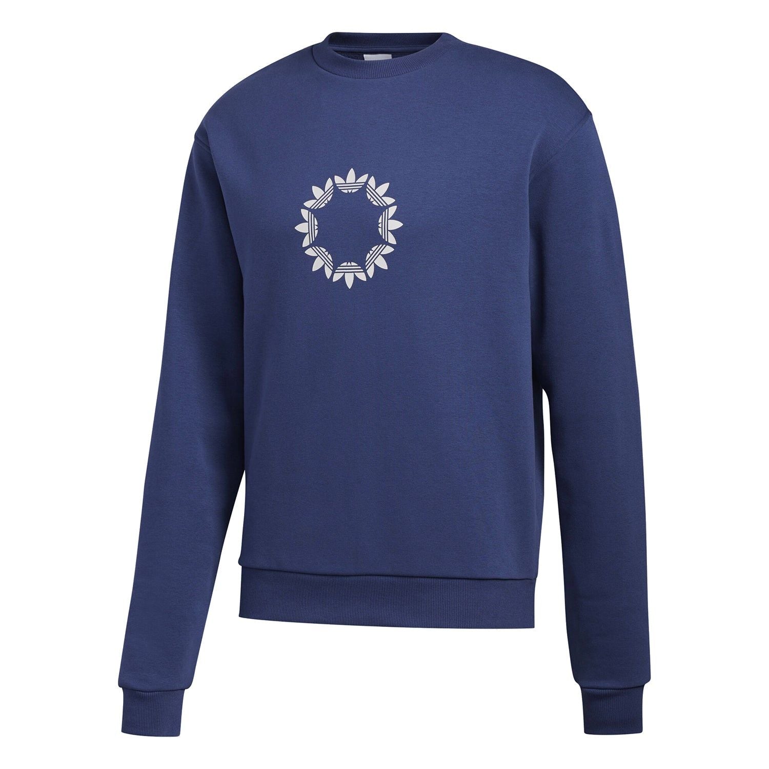 adidas Originals Skateboarding Pinwheel Crew Sweatshirt - Navy - ViaductClothing - -
