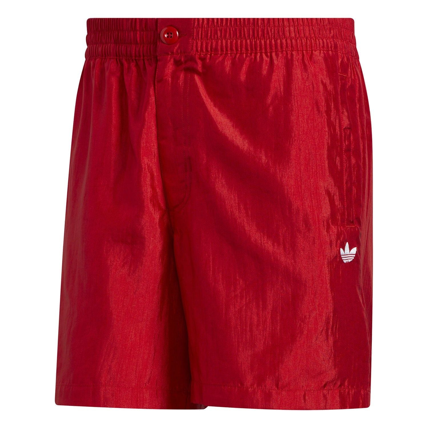 adidas Originals Skateboarding Shorts Satin - Red - ViaductClothing - -