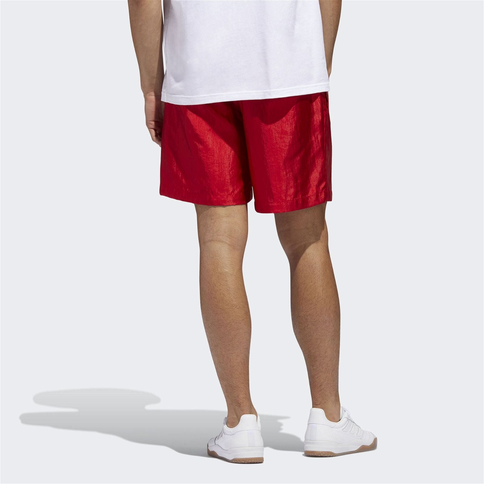 adidas Originals Skateboarding Shorts Satin - Red - ViaductClothing - -