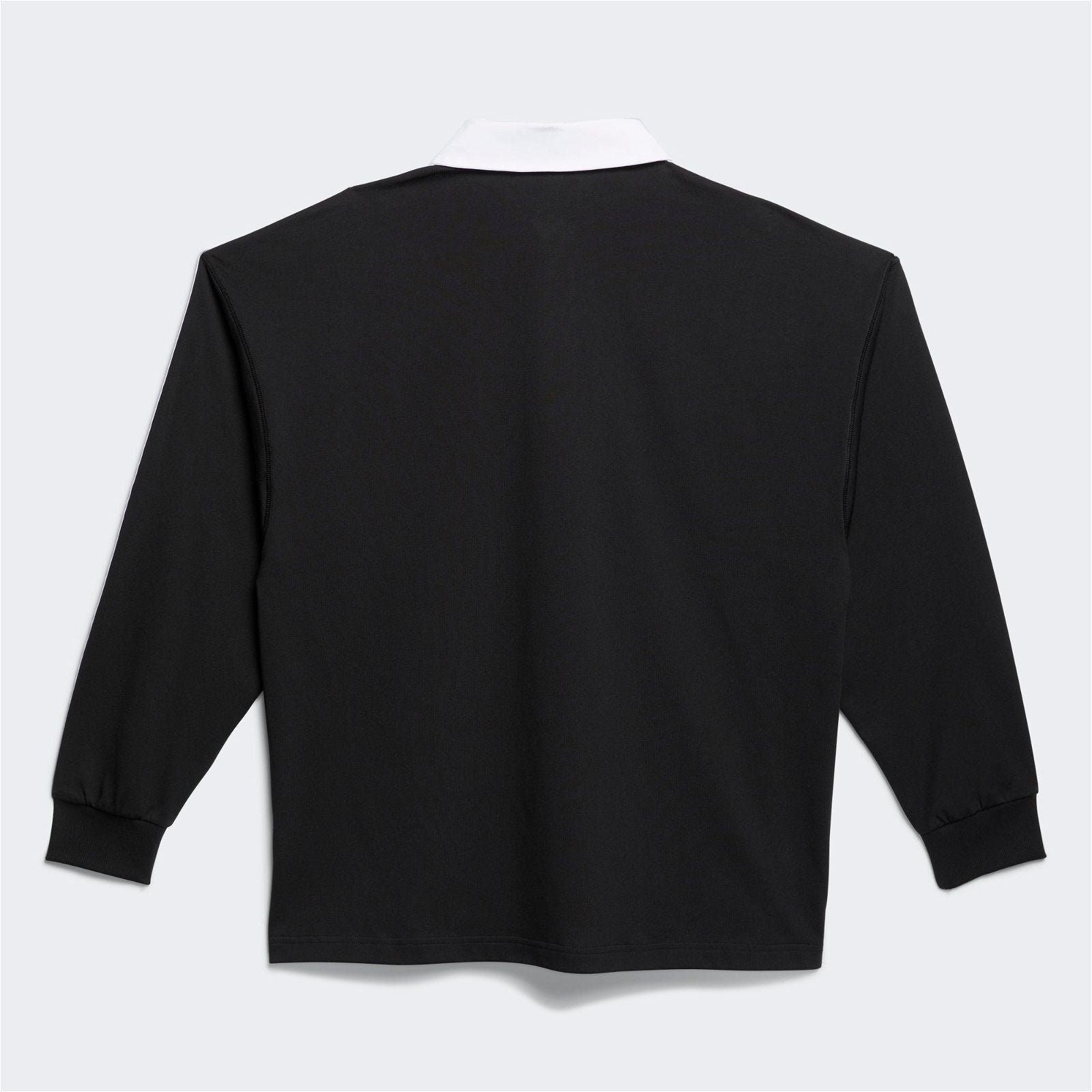 adidas Originals Solid Rugby Jersey - Black - ViaductClothing - -