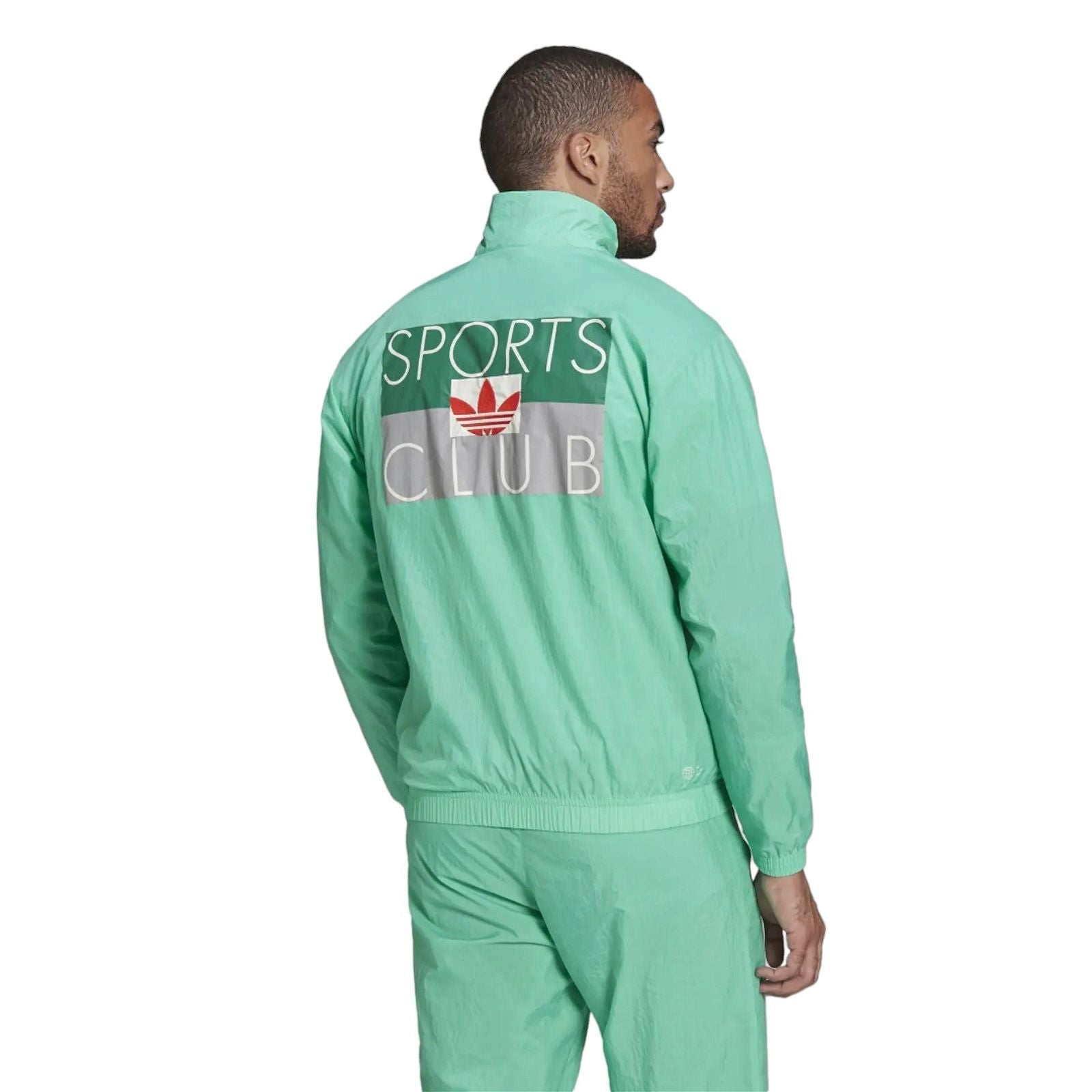 adidas Originals Sports Club Track Top - Hi-Res Green - ViaductClothing - -