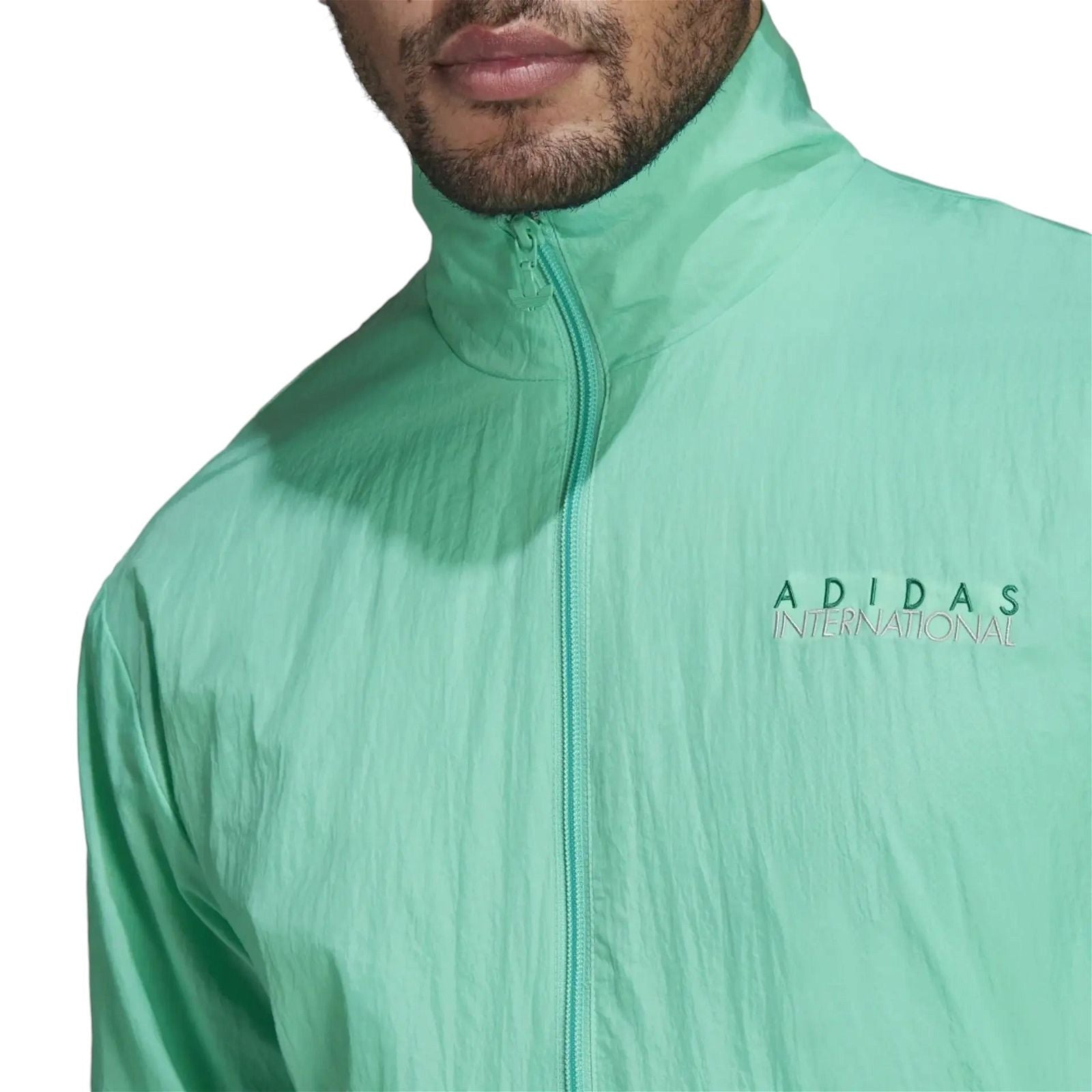 adidas Originals Sports Club Track Top - Hi-Res Green - ViaductClothing - -