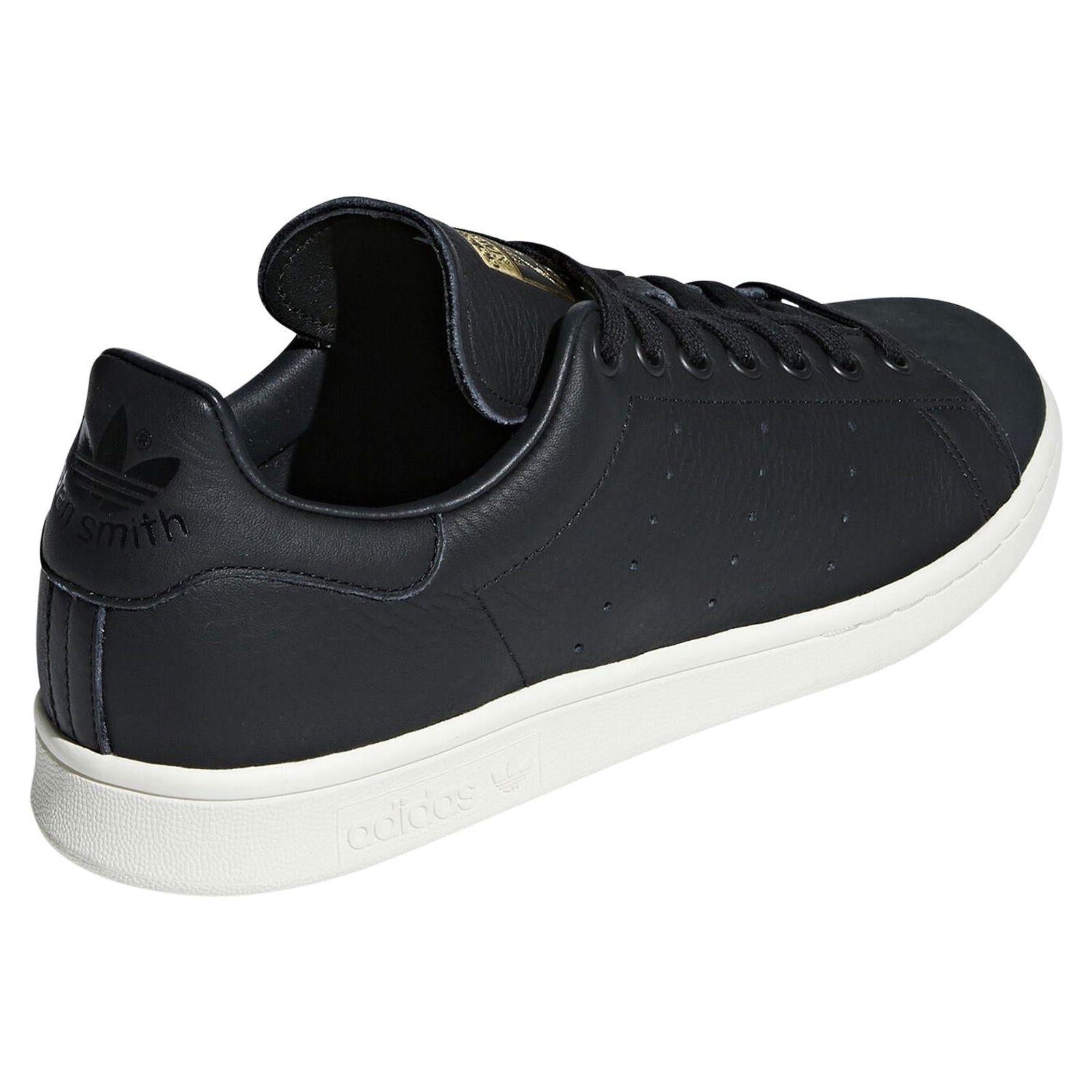 adidas Originals Stan Smith Premium Trainers - Black - ViaductClothing - -