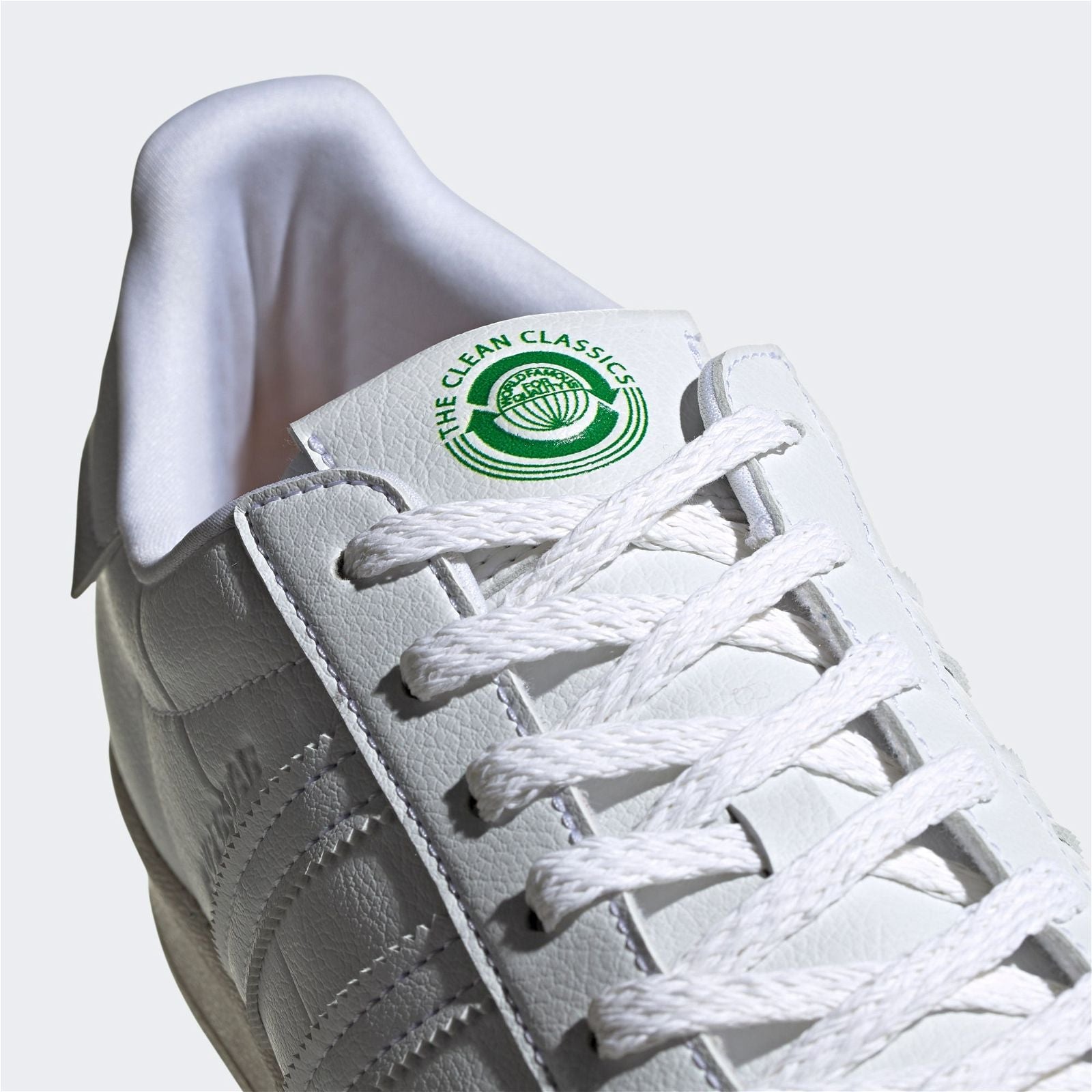 adidas Originals Superstar Clean Classics Shoes - White - ViaductClothing - -
