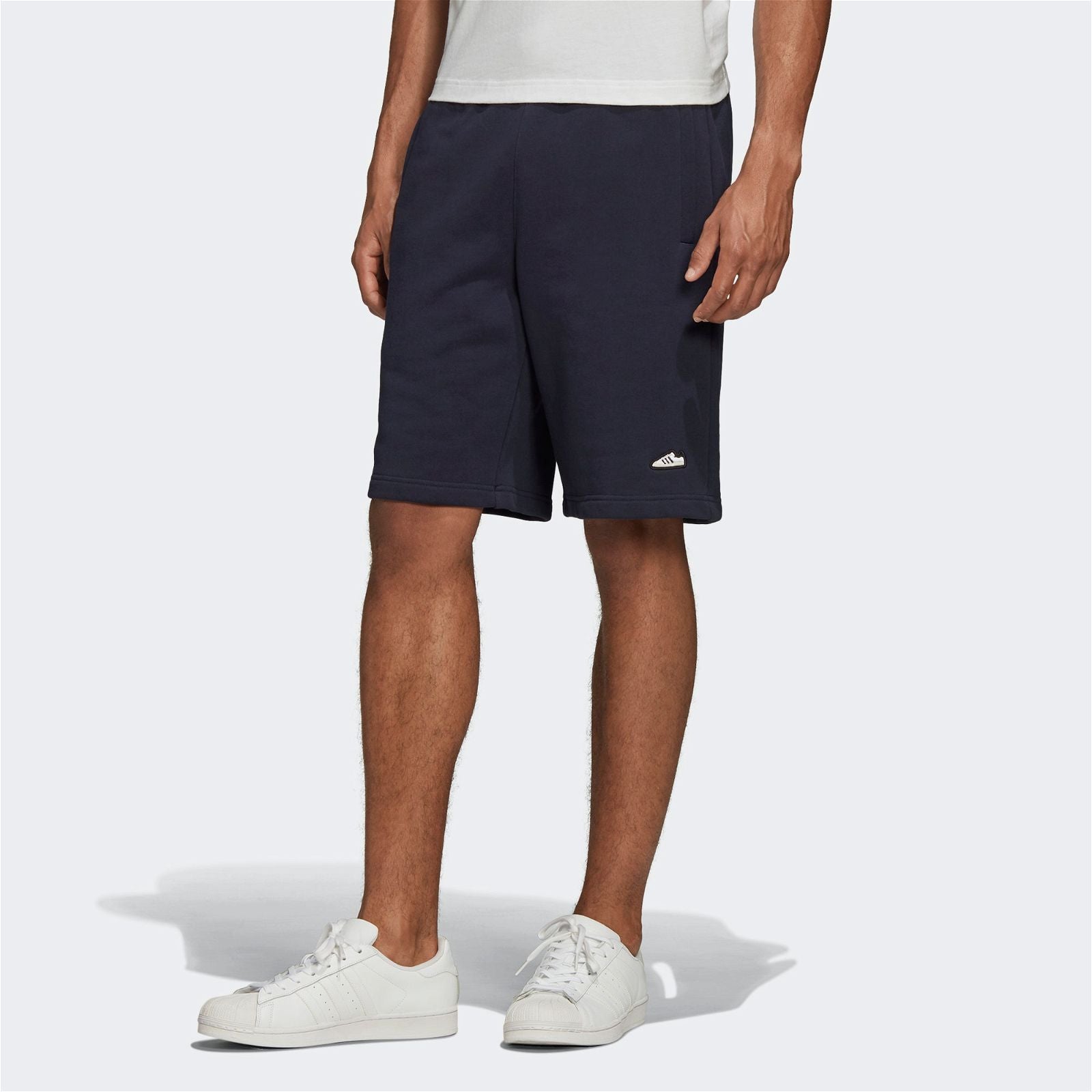 adidas Originals Superstar Embroidered Shorts - Blue - ViaductClothing - -